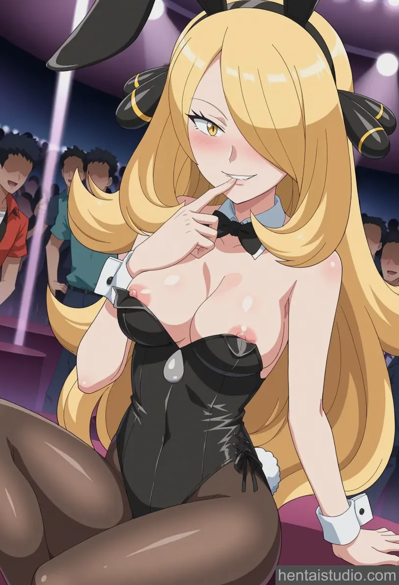Cynthia from Pokemon hentai art 63 of 65