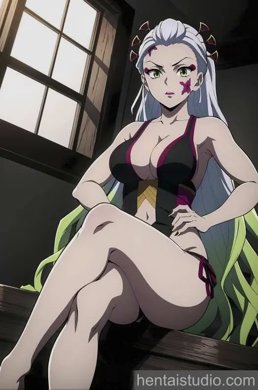 Daki from Demon Slayer hentai art 1 of 20