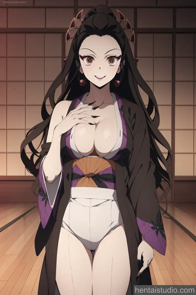 Daki from Demon Slayer hentai art 23 of 31