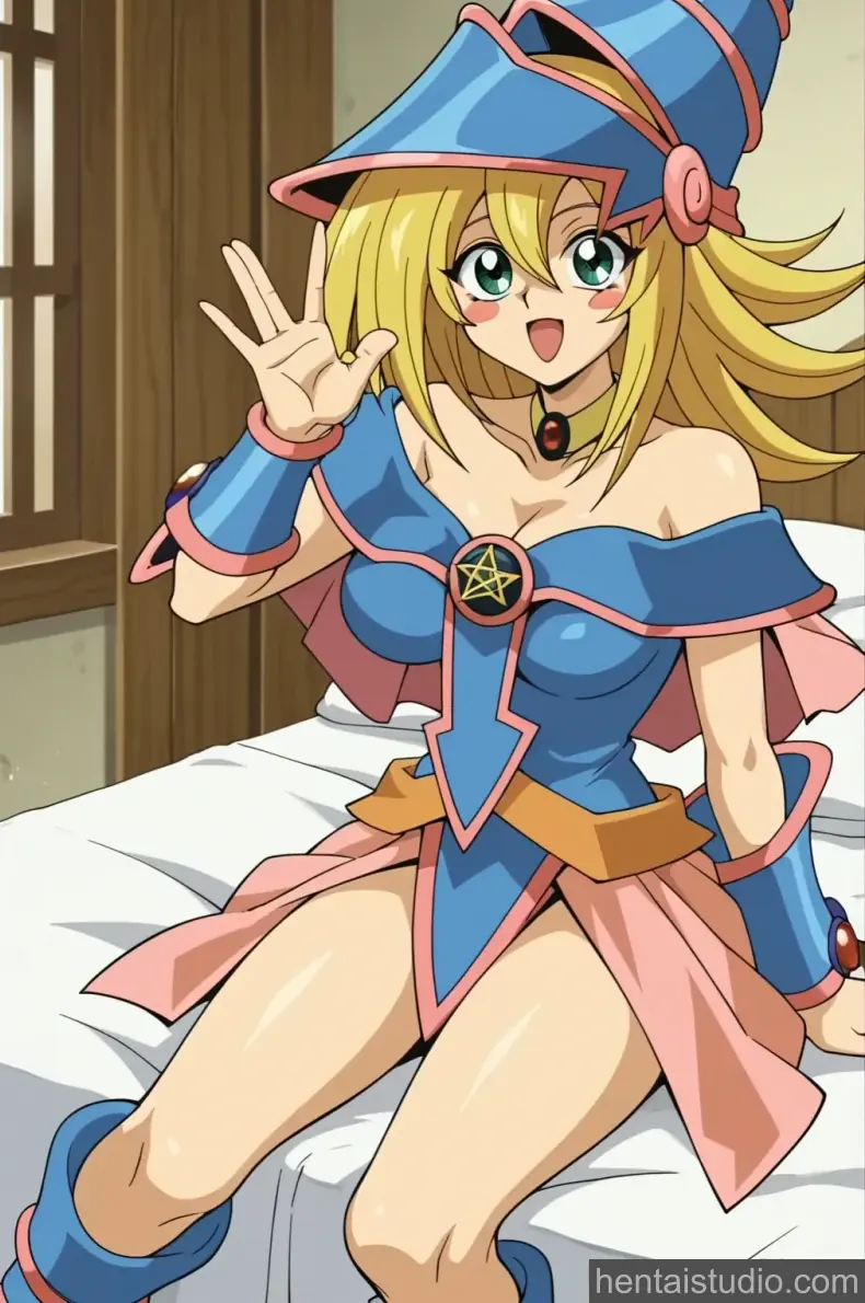 Dark Magician Girl from Yu Gi Oh hentai art 1 of 87