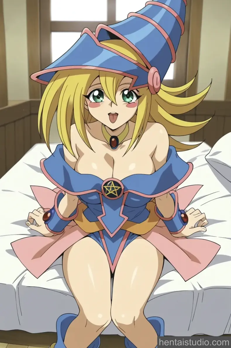 Dark Magician Girl from Yu Gi Oh hentai art 2 of 87