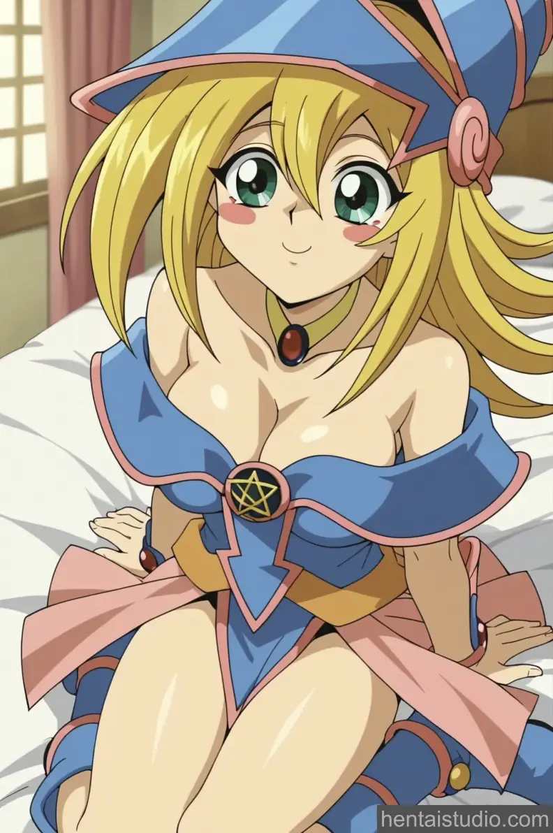 Dark Magician Girl from Yu Gi Oh hentai art 25 of 87