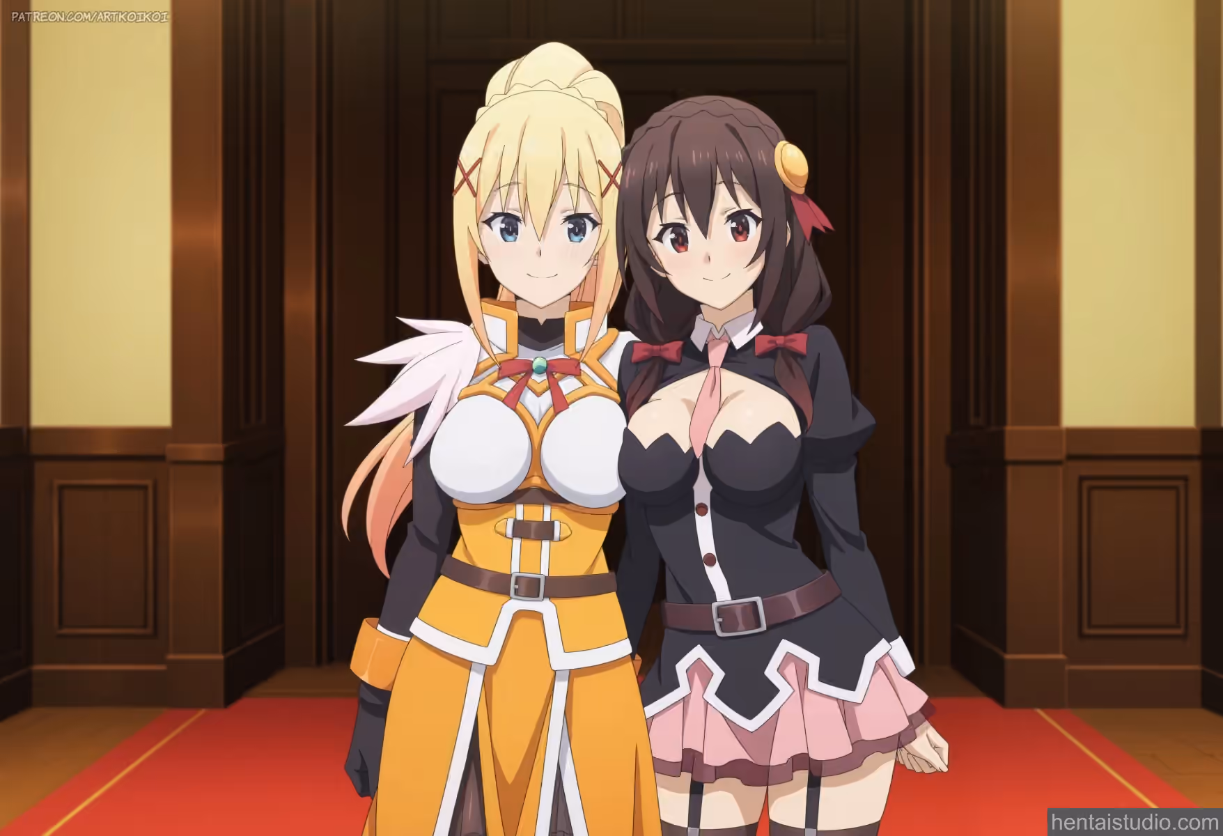 Darkness x Yunyun - KonoSuba: God's Blessing on This Wonderful World! (Kono Subarashii Sekai ni Shukufuku wo!) - Hentai Gallery 1 - 13 Images — image 13 of 13
