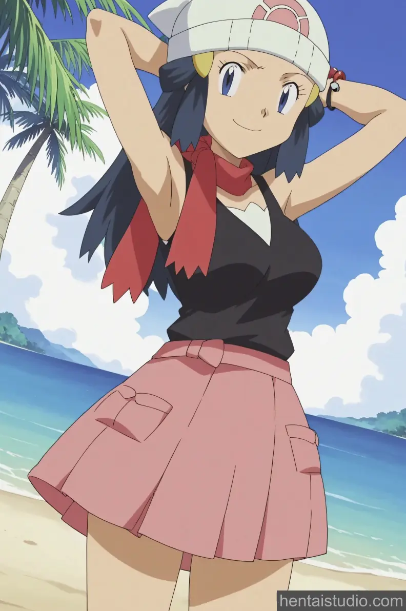 Dawn from Pokemon hentai art 1 of 64