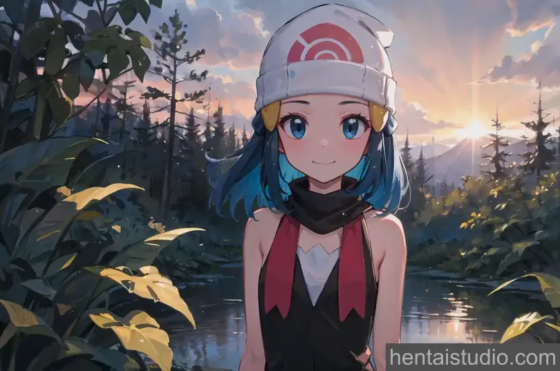 Dawn from Pokemon hentai art 1 of 7