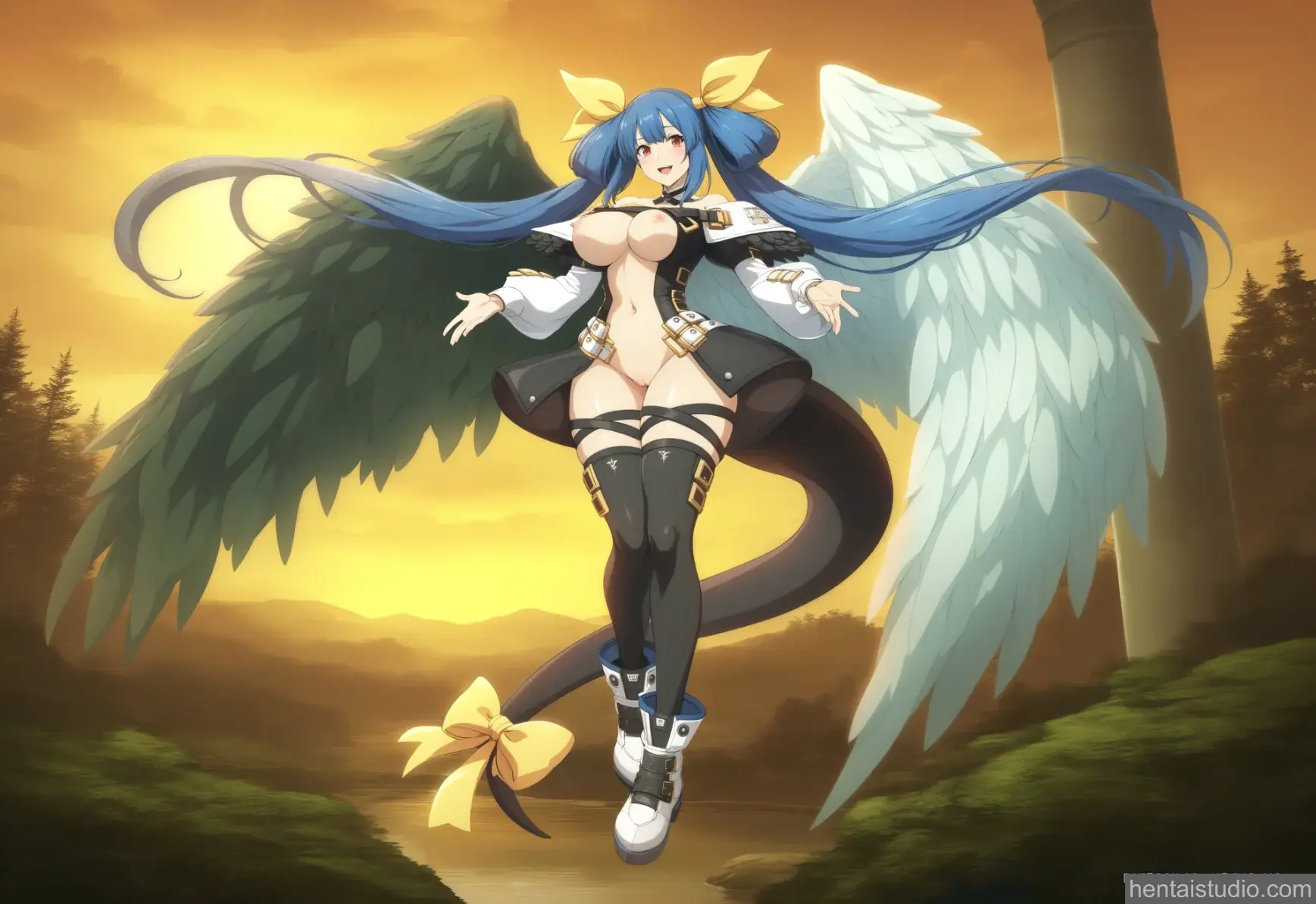 Dizzy from Guilty Gear hentai art 9 of 11