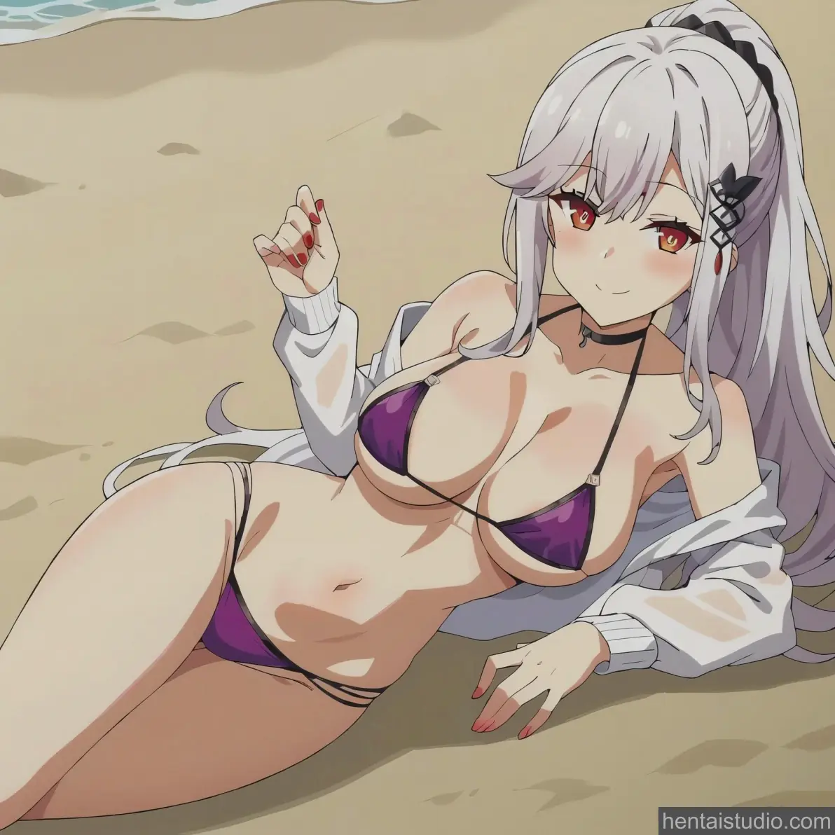 Dunkerque from Azur Lane hentai art 59 of 60