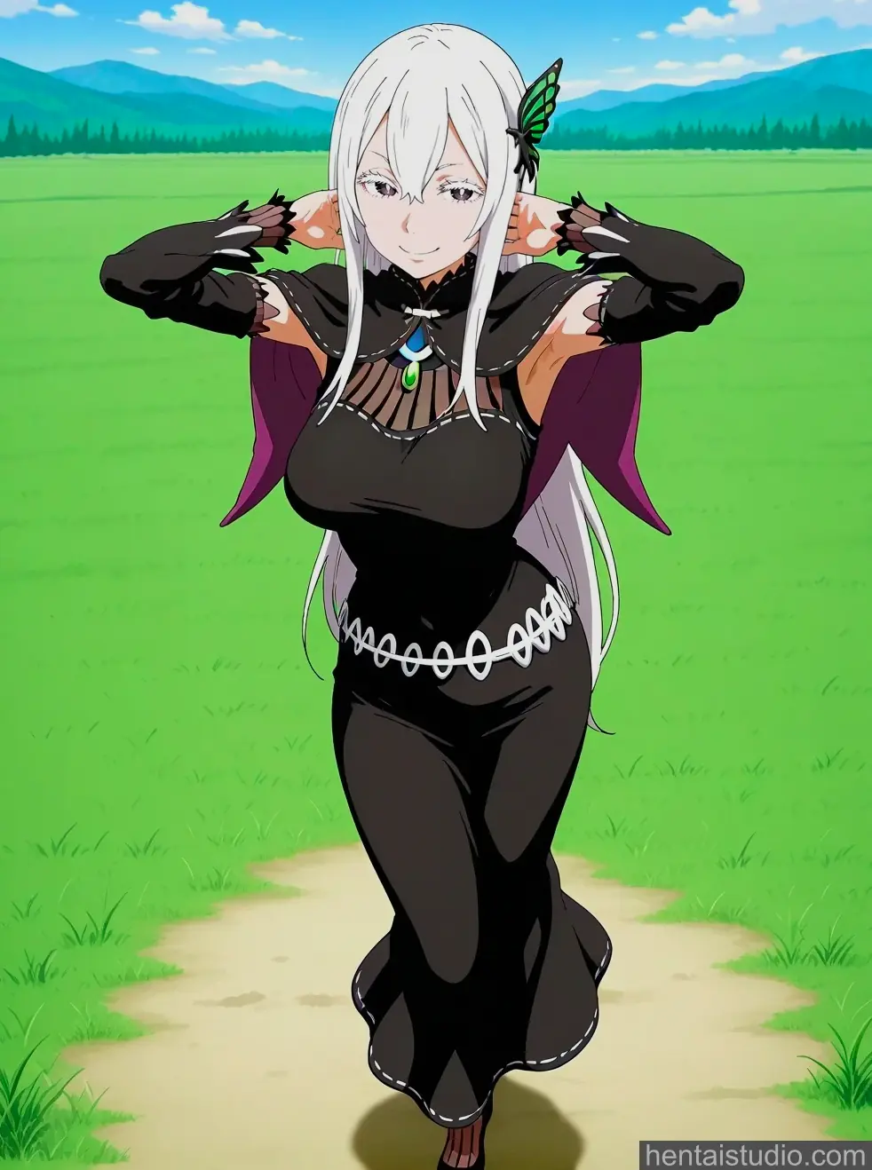 Echidna from Re Zero Starting Life In Another World hentai art 21 of 114