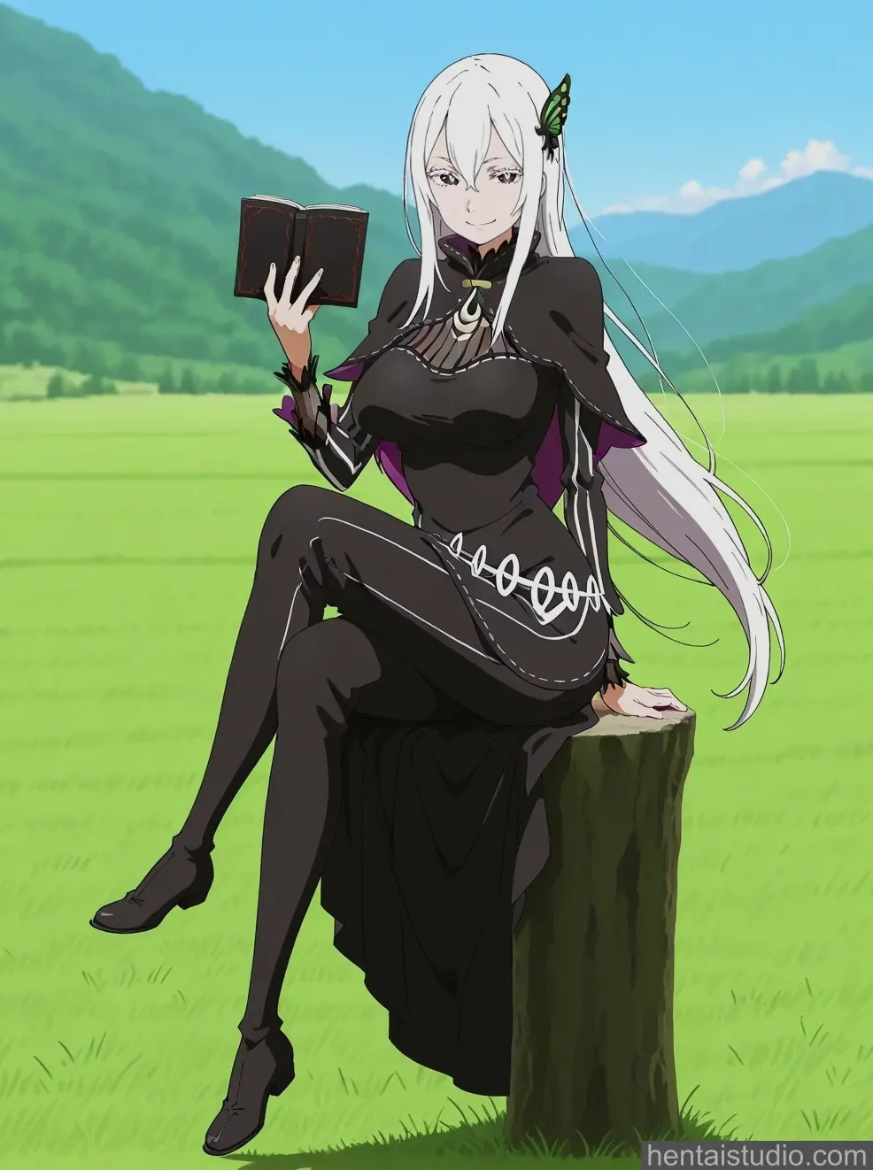 Echidna from Re Zero Starting Life In Another World hentai art 66 of 114