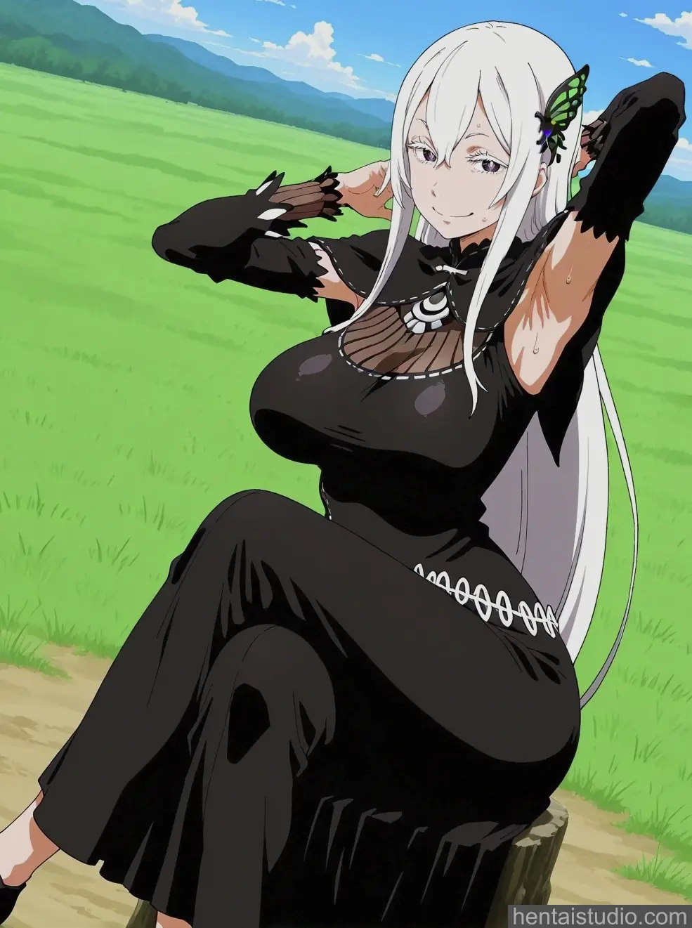 Echidna from Re Zero Starting Life In Another World hentai art 71 of 114