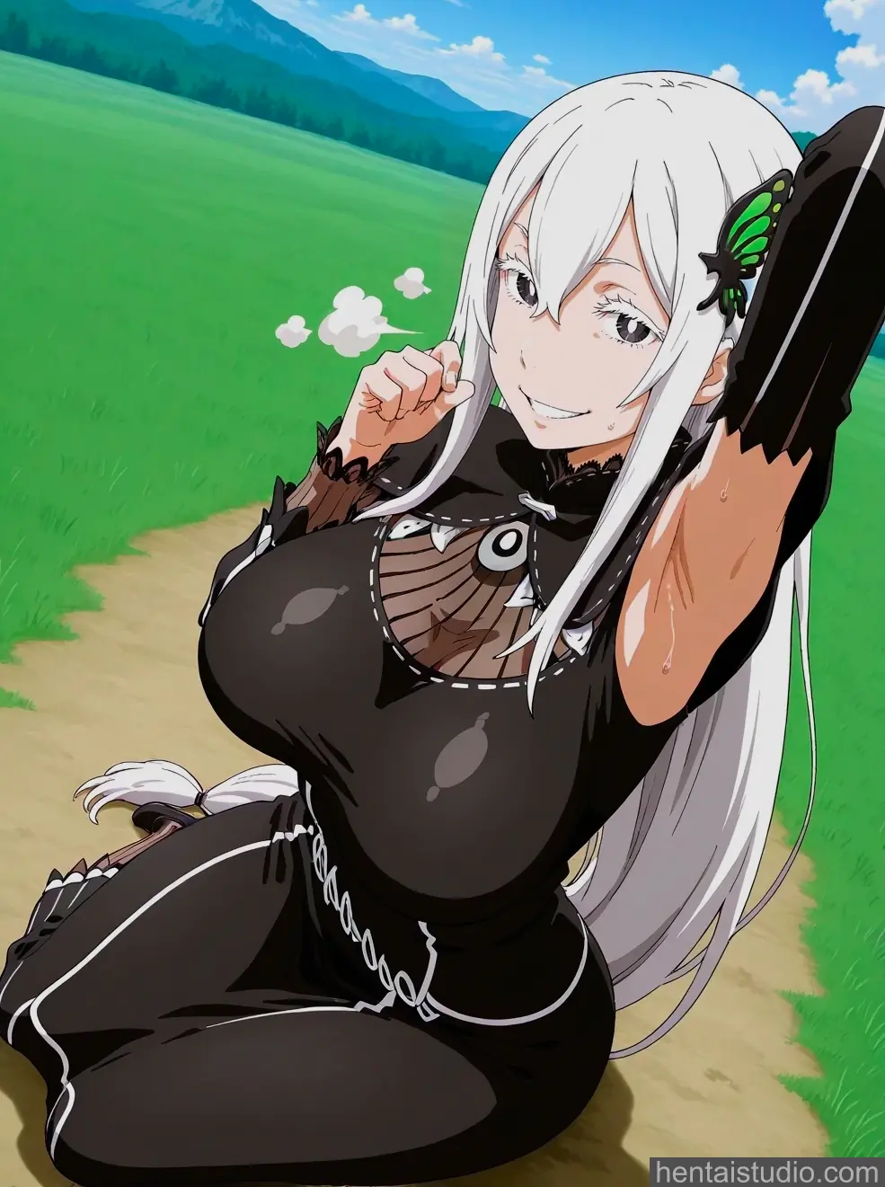 Echidna from Re Zero Starting Life In Another World hentai art 74 of 114