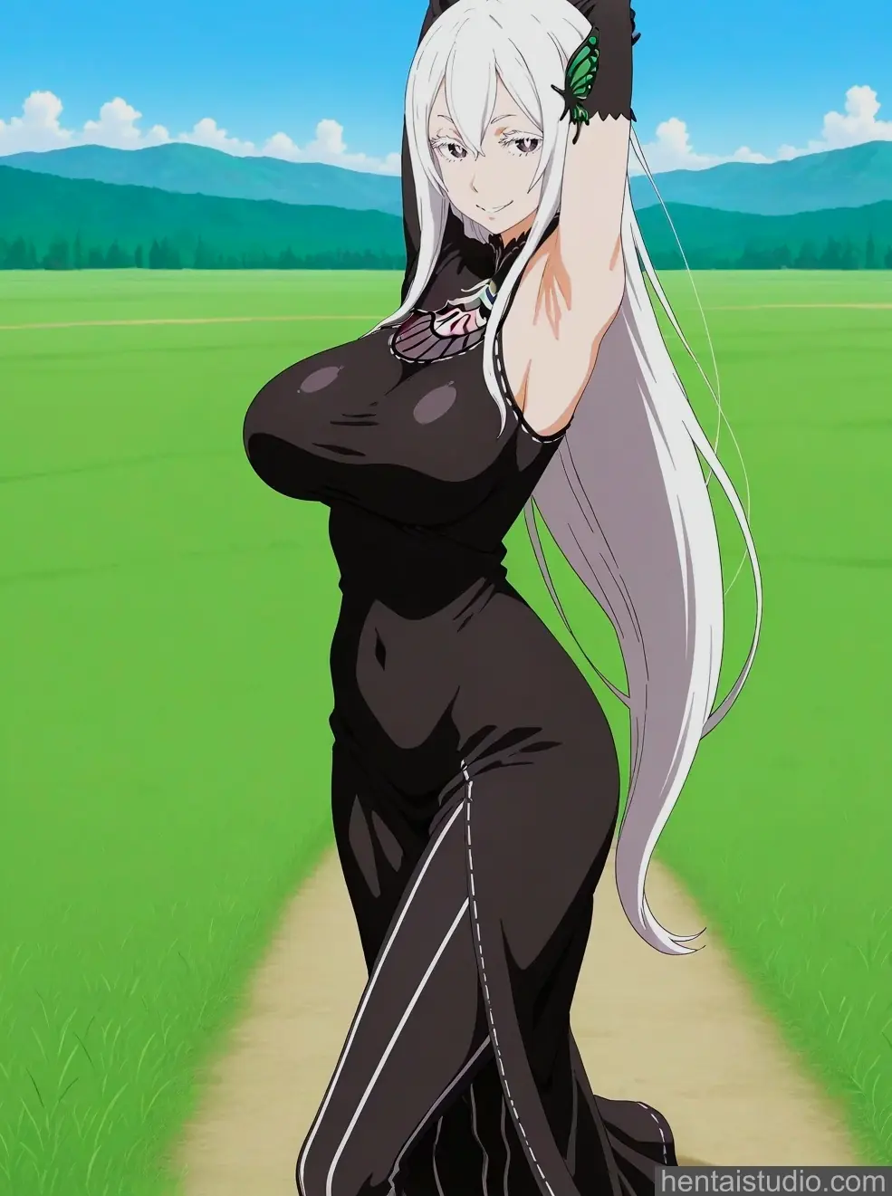 Echidna from Re Zero Starting Life In Another World hentai art 89 of 114
