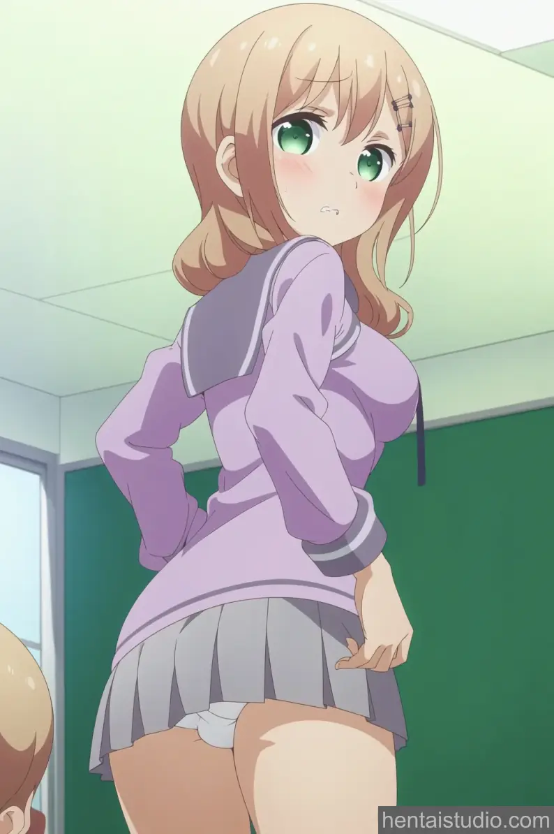 Eiko Tokura from Slow Start hentai art 31 of 36