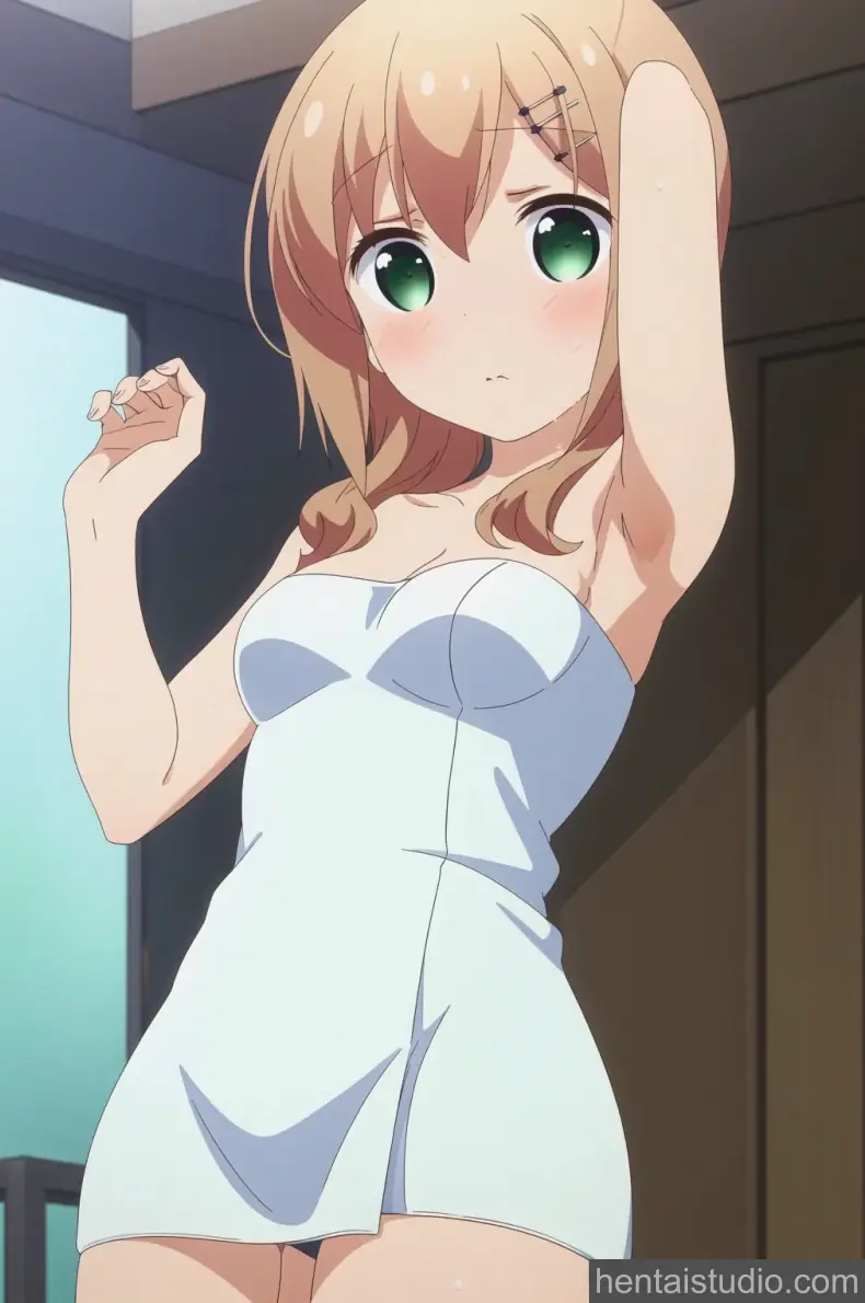 Eiko Tokura from Slow Start hentai art 34 of 36
