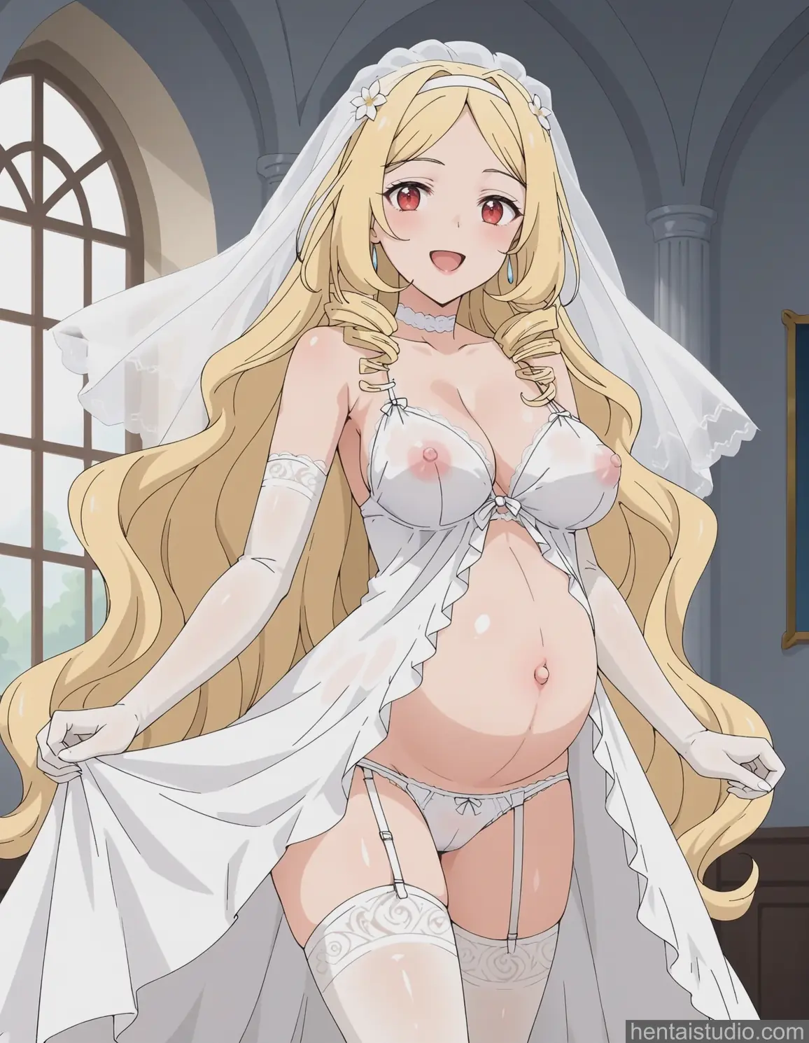 Eleanora Hillrose from Villainess Level 99: I May Be The Hidden Boss But I'm Not The Demon Lord hentai art 174 of 175
