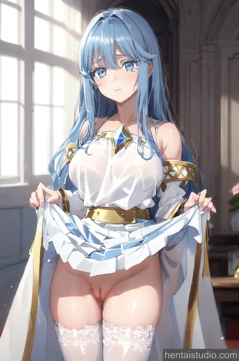 Elfaria Albis Serfort from Wistoria: Wand And Sword hentai art 2 of 4