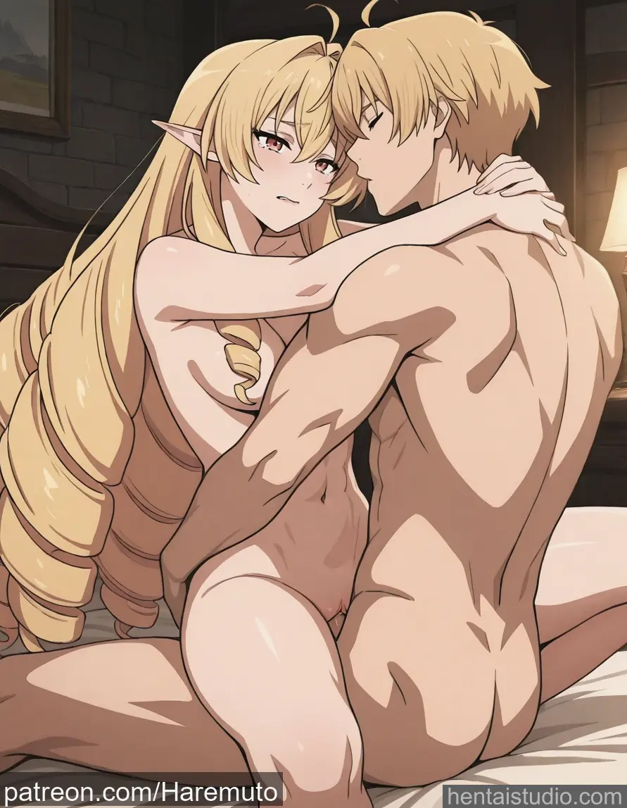 Elinalise Dragonroad from Jobless Reincarnation hentai art 11 of 16