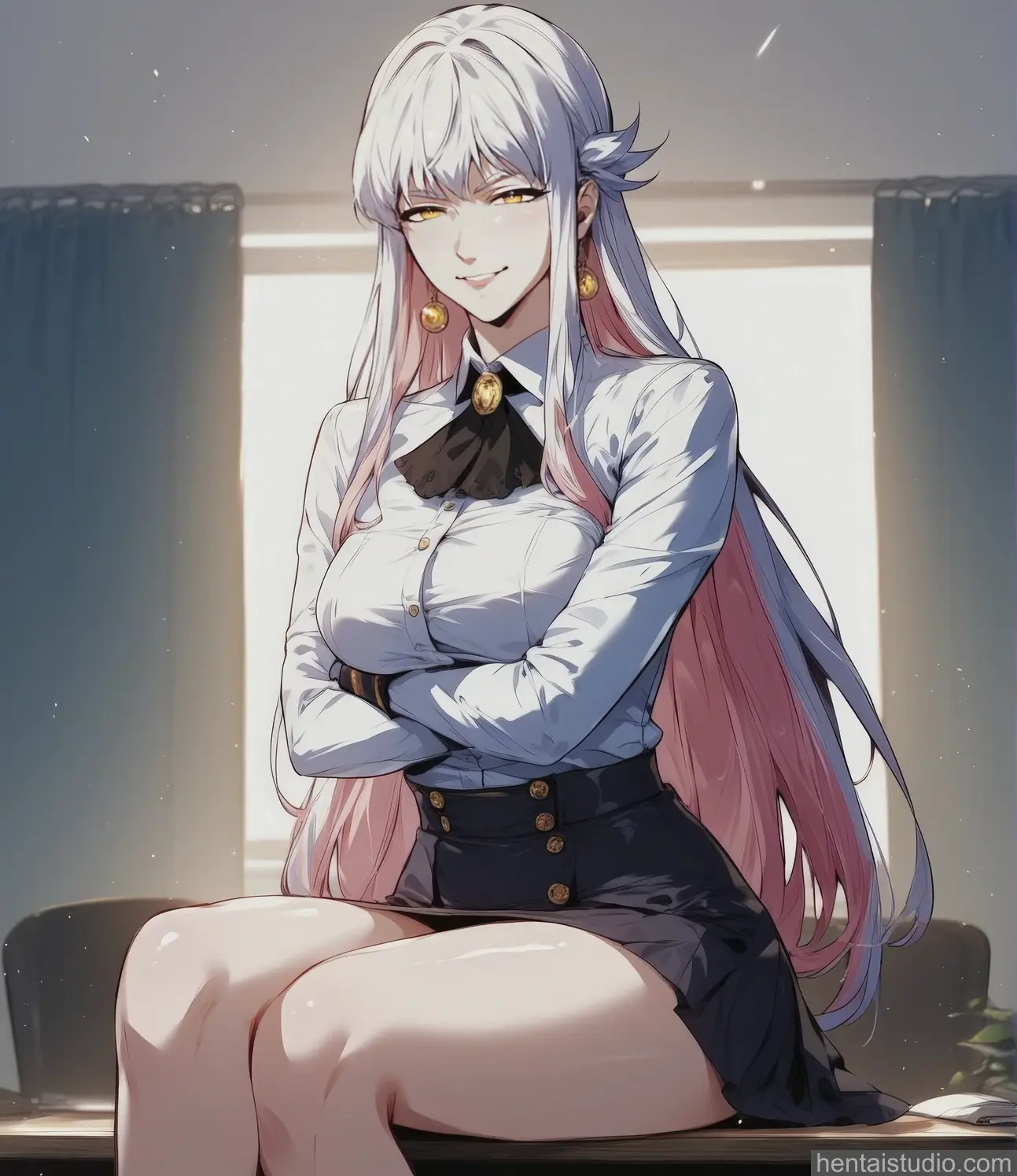 Elisa Willow from The Academy's Undercover Professor hentai art 30 of 64