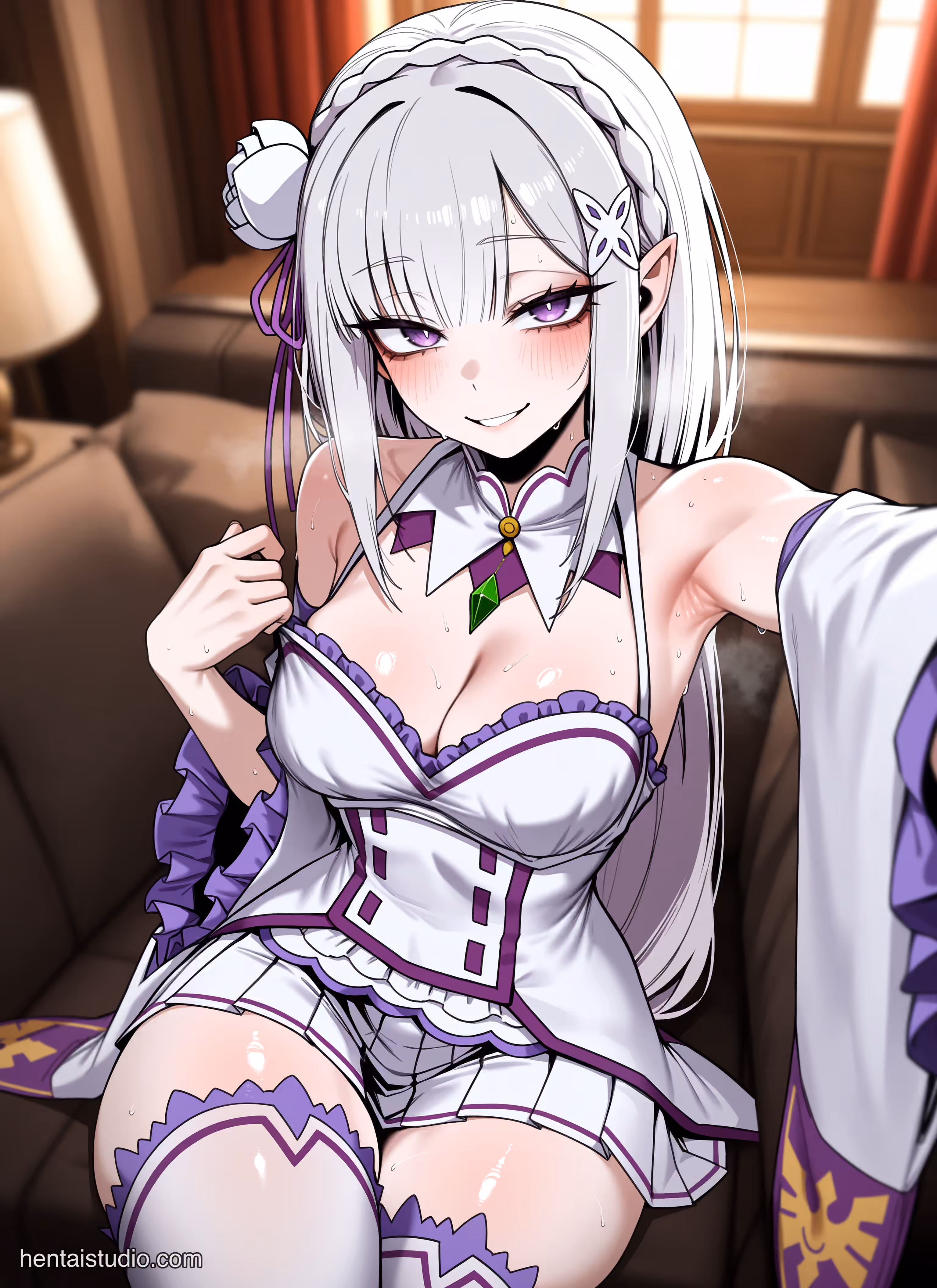 Emilia x Priscilla Barielle x Rem - Re:Zero - Starting Life in Another World (Re:Zero kara Hajimeru Isekai Seikatsu) - Hentai Gallery - 263 Images — image 180 of 263