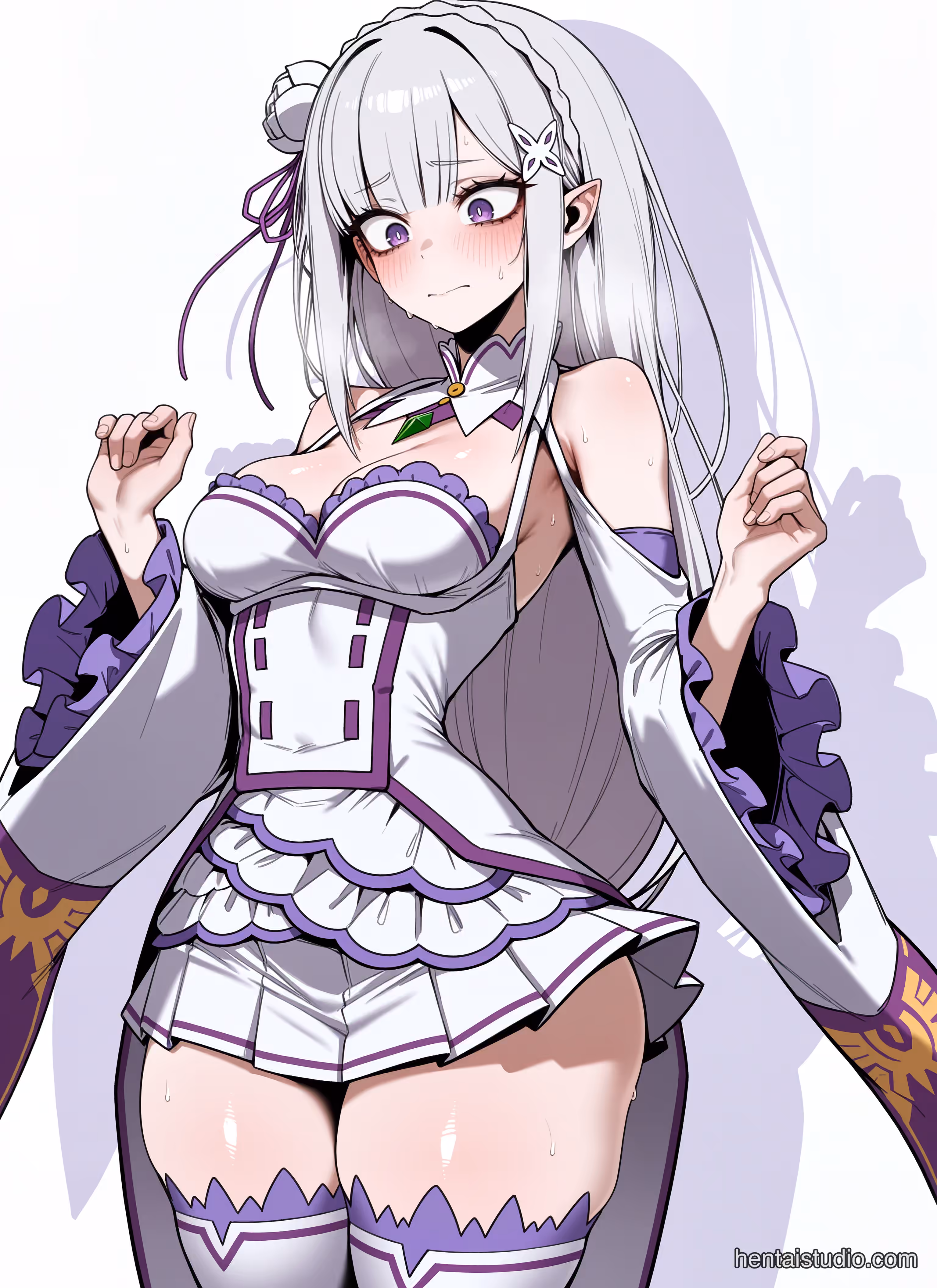 Emilia x Priscilla Barielle x Rem - Re:Zero - Starting Life in Another World (Re:Zero kara Hajimeru Isekai Seikatsu) - Hentai Gallery - 263 Images — image 183 of 263