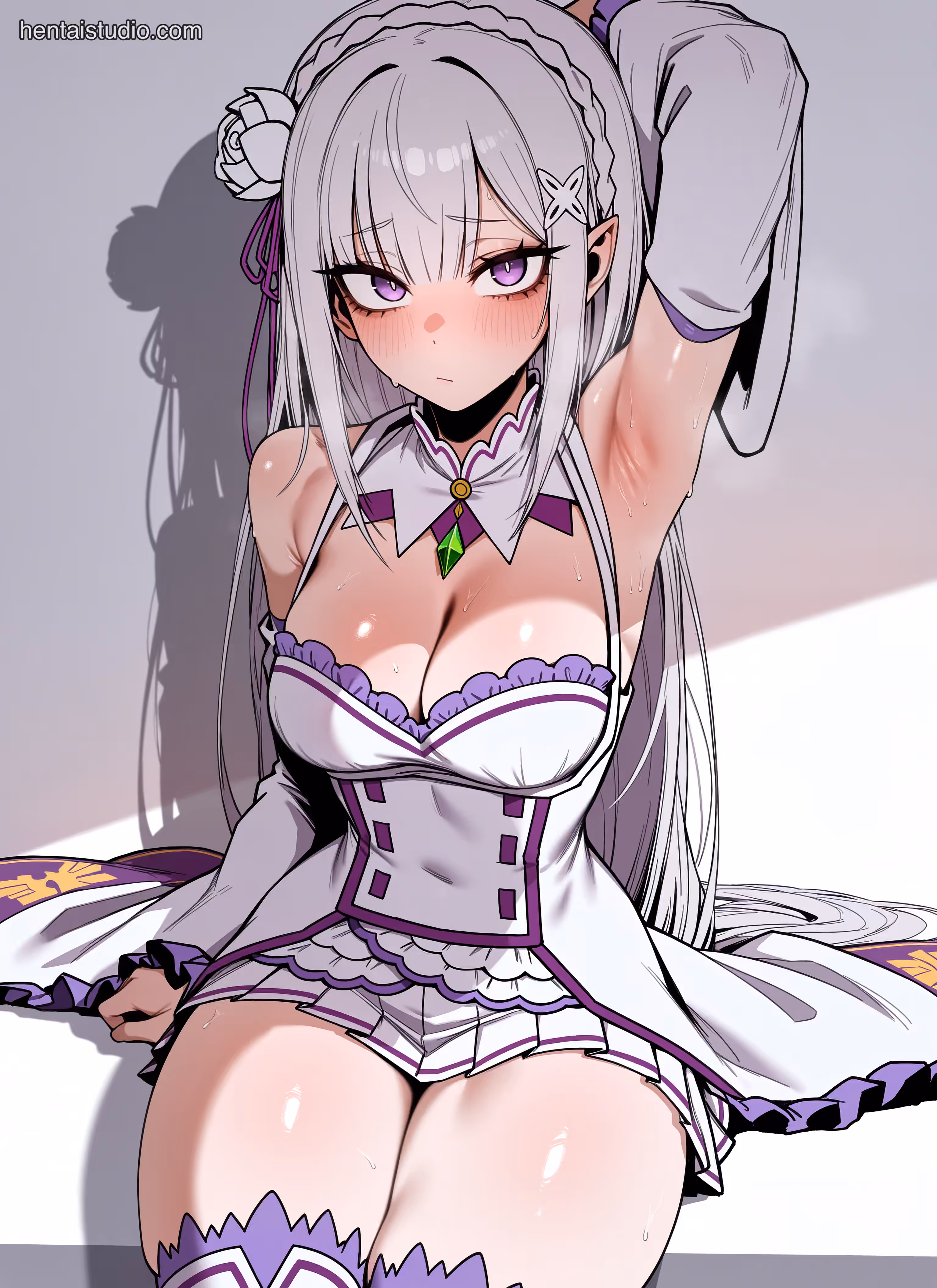Emilia x Priscilla Barielle x Rem - Re:Zero - Starting Life in Another World (Re:Zero kara Hajimeru Isekai Seikatsu) - Hentai Gallery - 263 Images — image 184 of 263