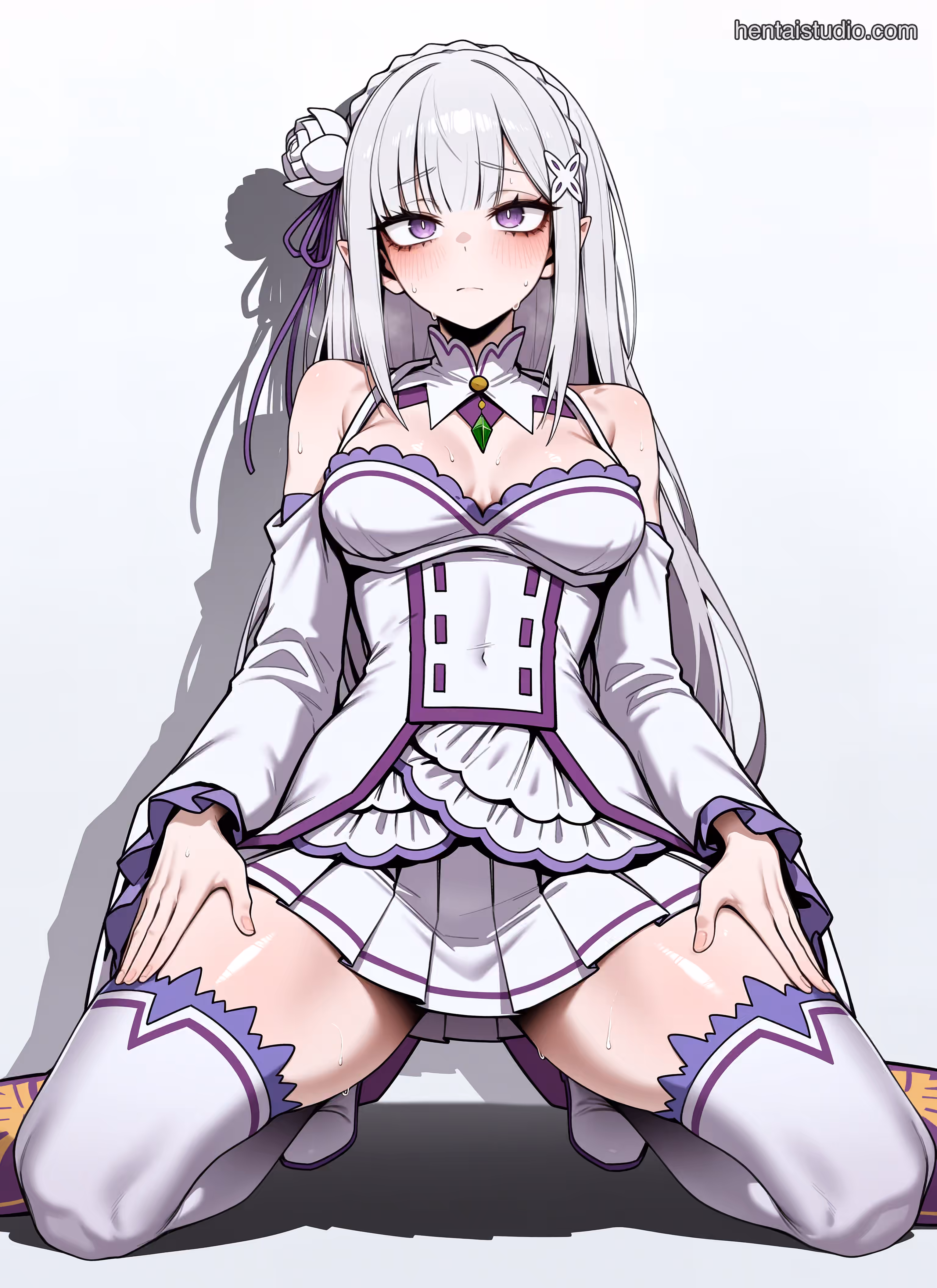 Emilia x Priscilla Barielle x Rem - Re:Zero - Starting Life in Another World (Re:Zero kara Hajimeru Isekai Seikatsu) - Hentai Gallery - 263 Images — image 185 of 263