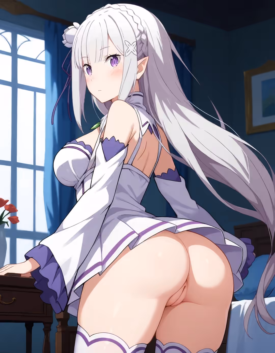Emilia - Re:Zero - Starting Life in Another World (Re:Zero kara Hajimeru Isekai Seikatsu) - Hentai Gallery 11 - 30 Images — image 2 of 30