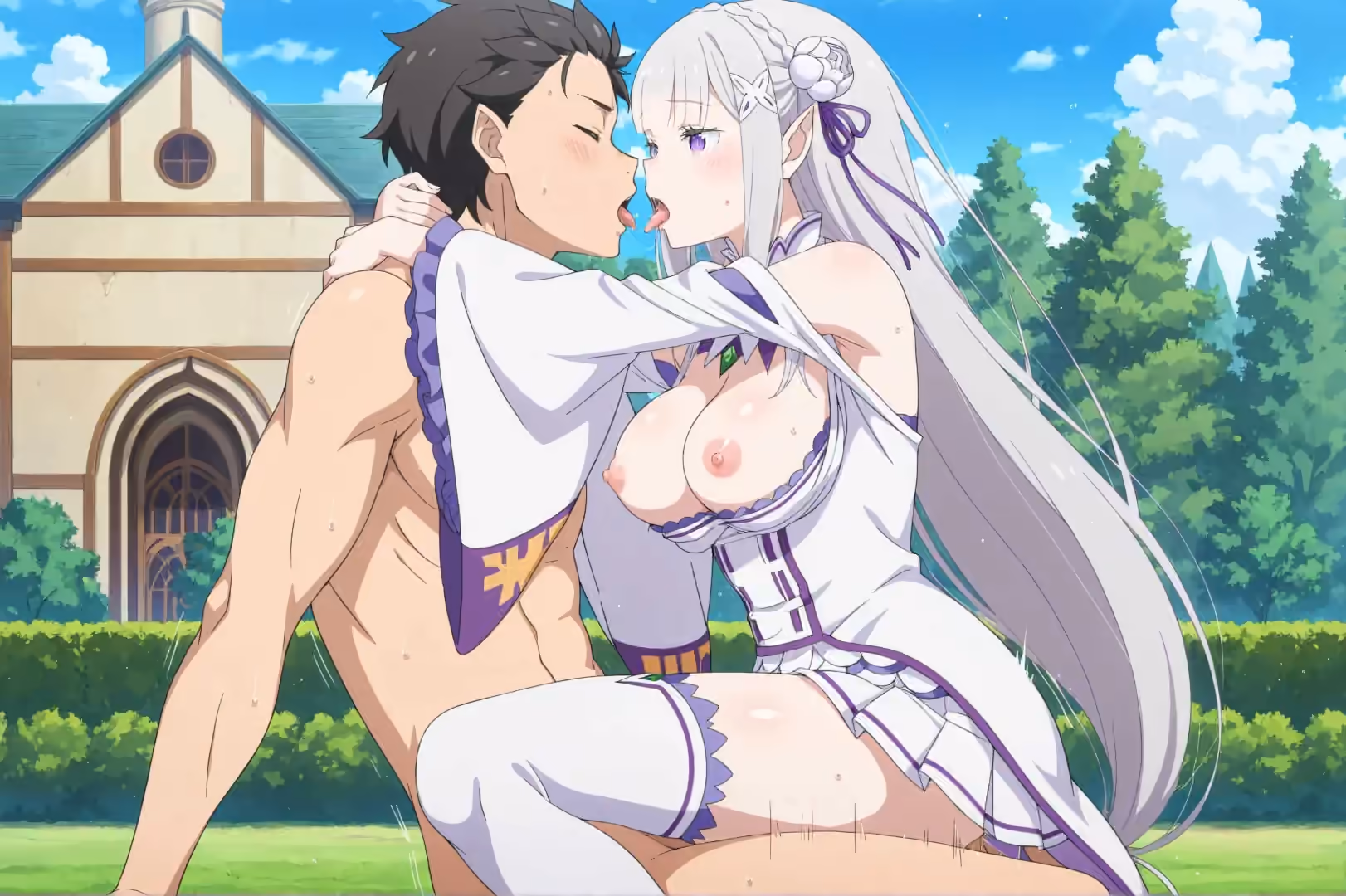 Emilia - Re:Zero - Starting Life in Another World (Re:Zero kara Hajimeru Isekai Seikatsu) - Hentai Gallery 13 - 30 Images — image 12 of 30