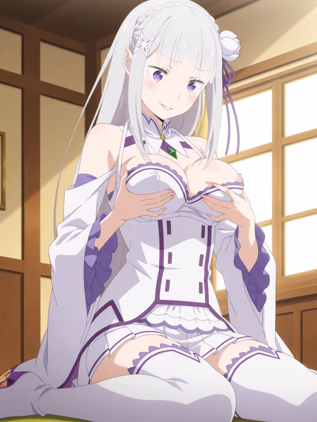 Emilia - Re:Zero - Starting Life in Another World (Re:Zero kara Hajimeru Isekai Seikatsu) - Hentai Gallery 23 - 30 Images — image 1 of 30