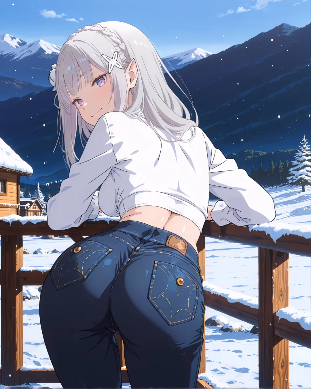 Emilia - Re:Zero - Starting Life in Another World (Re:Zero kara Hajimeru Isekai Seikatsu) - Hentai Gallery 24 - 18 Images — image 1 of 18
