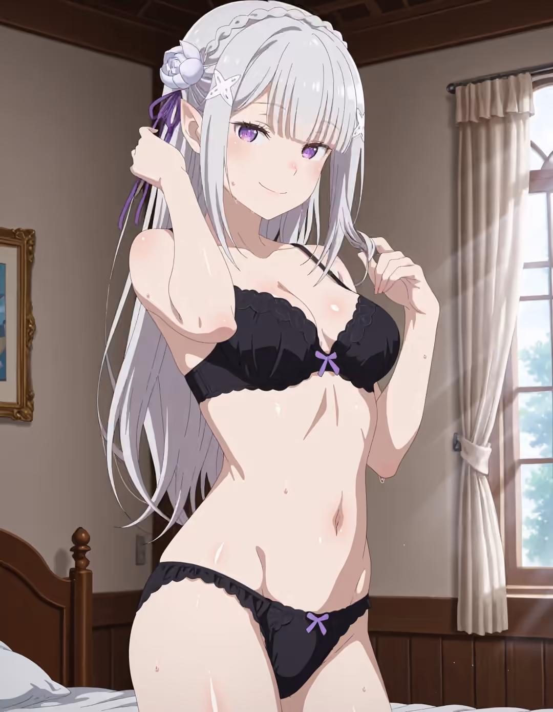 Emilia - Re:Zero - Starting Life in Another World (Re:Zero kara Hajimeru Isekai Seikatsu) - Hentai Gallery 34 - 30 Images — image 1 of 30