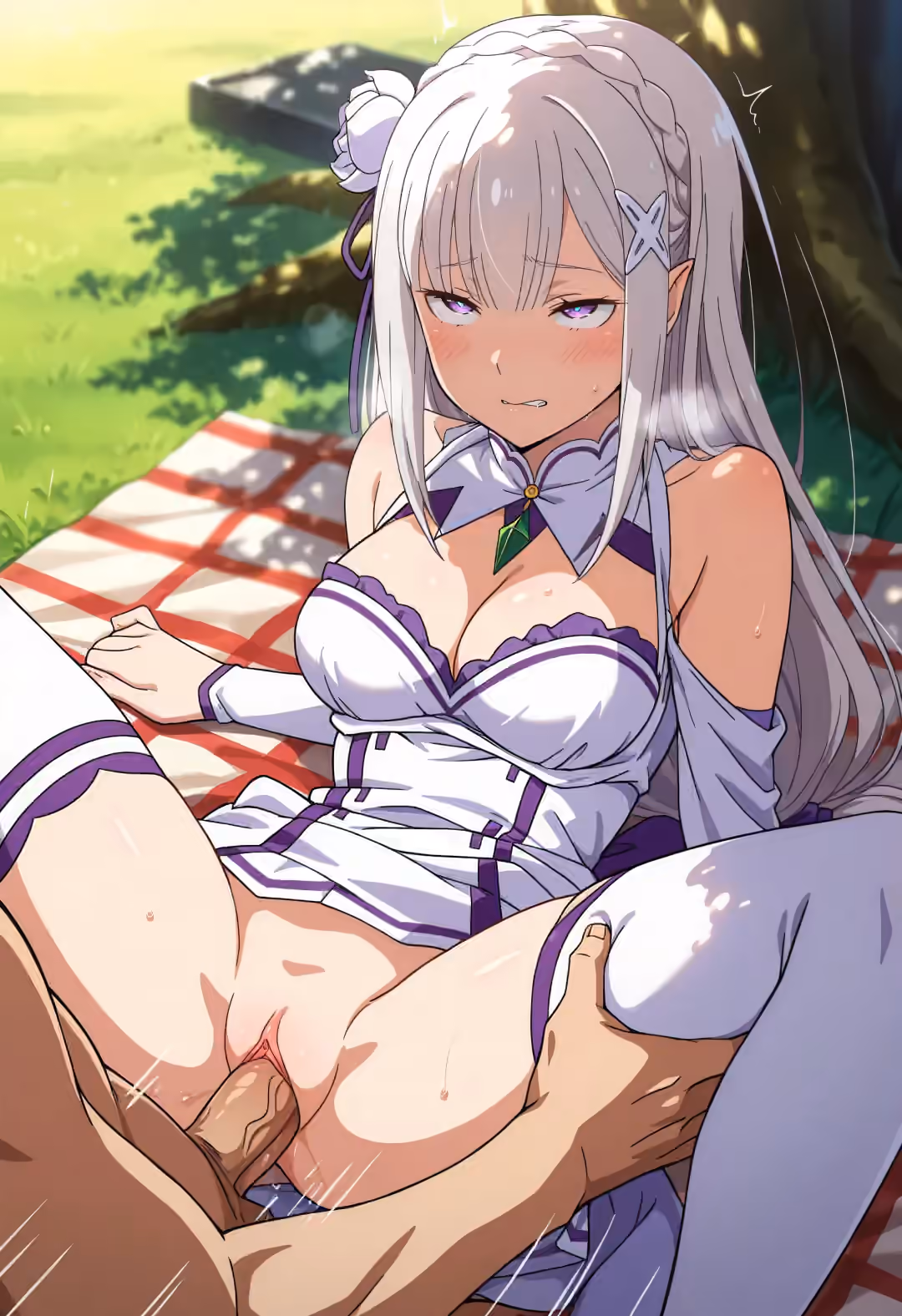 Emilia - Re:Zero - Starting Life in Another World (Re:Zero kara Hajimeru Isekai Seikatsu) - Hentai Gallery 7 - 28 Images — image 10 of 28