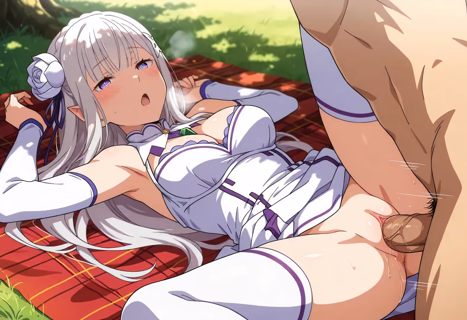 Emilia - Re:Zero - Starting Life in Another World (Re:Zero kara Hajimeru Isekai Seikatsu) - Hentai Gallery 7 - 28 Images — image 7 of 28