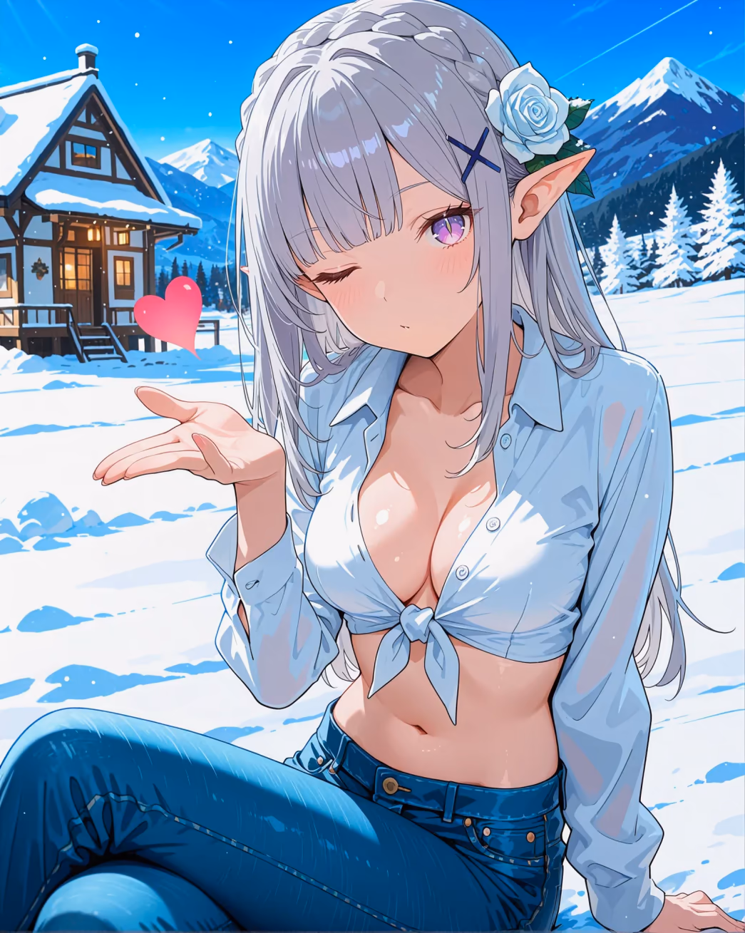 Emilia from Re:Zero - Starting Life in Another World (Re:Zero kara Hajimeru Isekai Seikatsu) — image 2 of 18