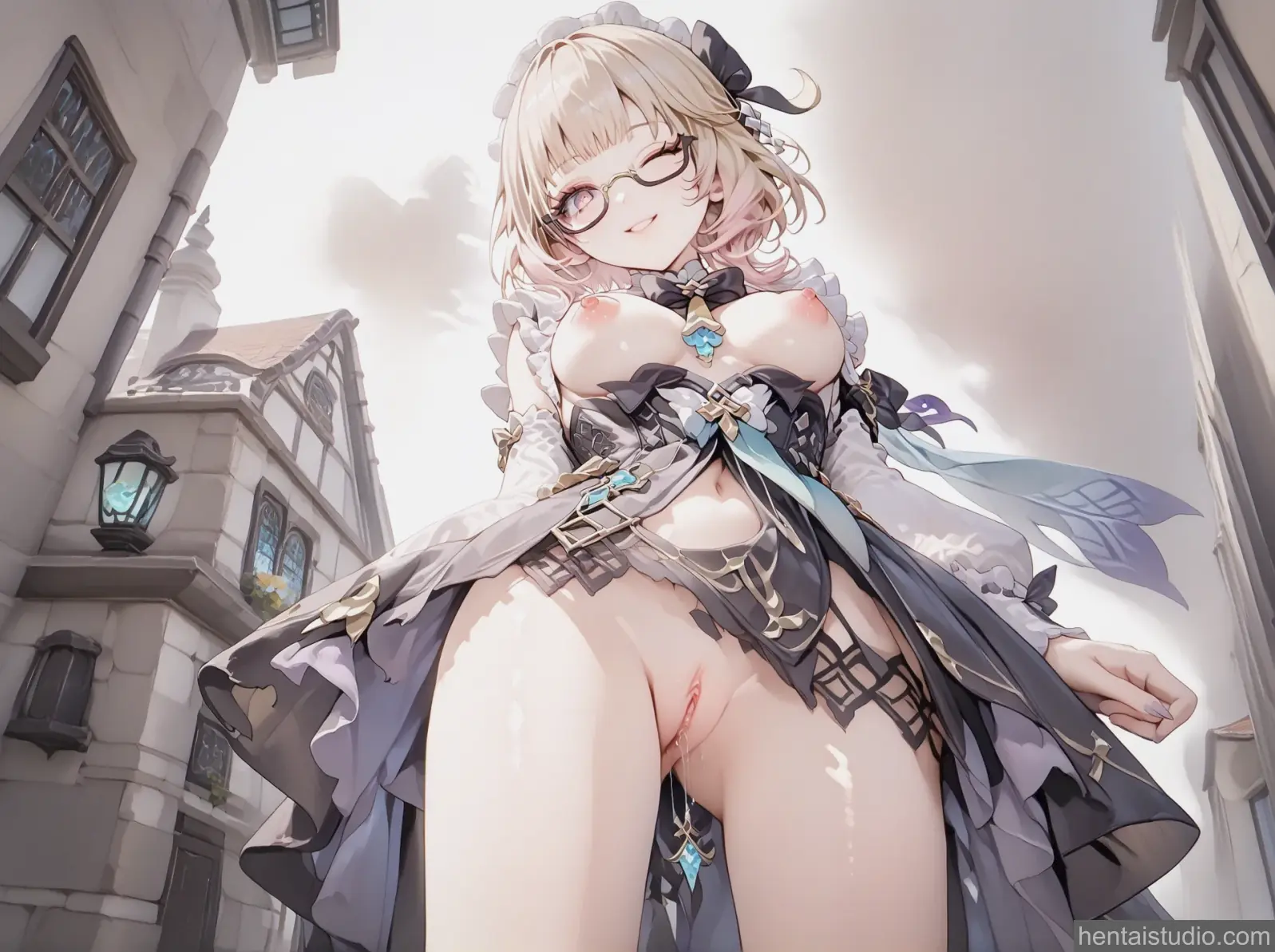 Emilie from Genshin Impact hentai art 11 of 52