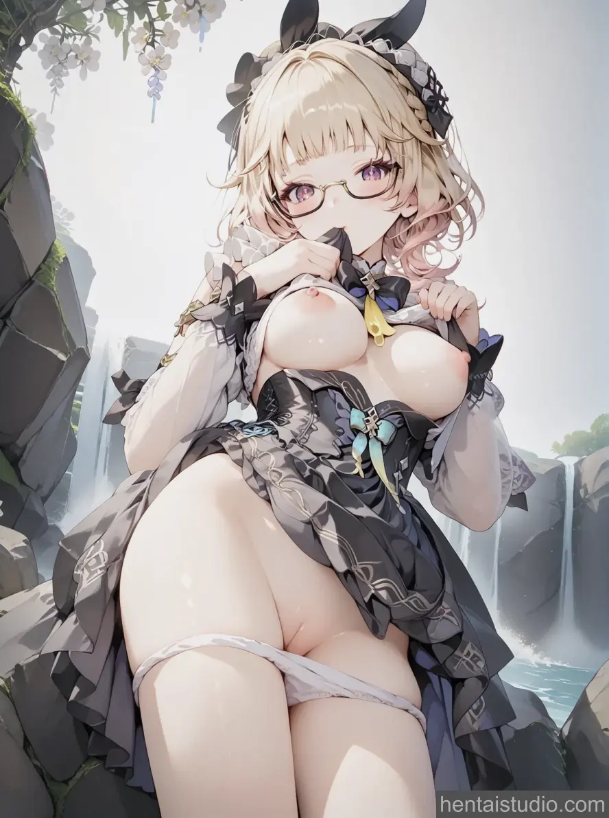 Emilie from Genshin Impact hentai art 22 of 52