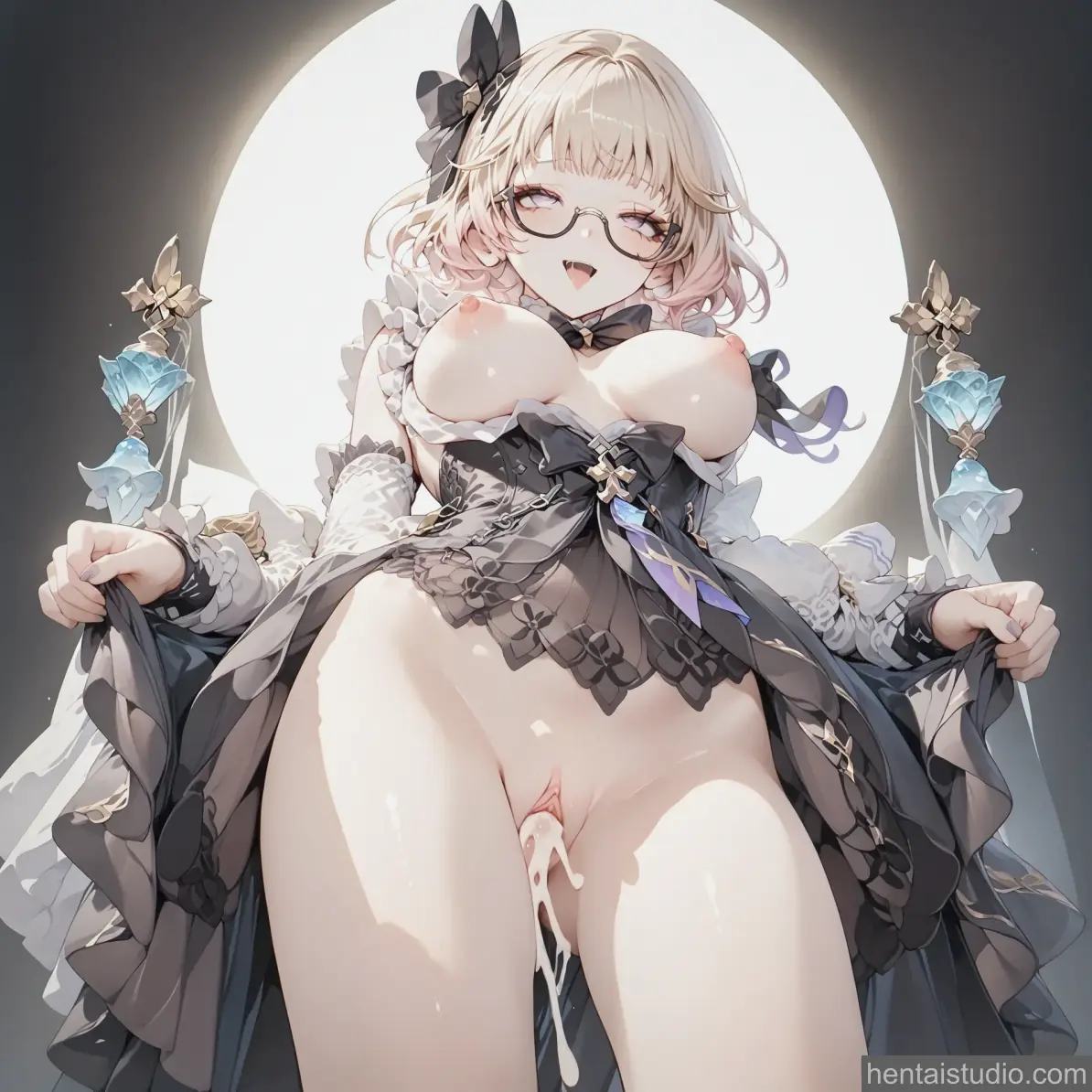 Emilie from Genshin Impact hentai art 30 of 52