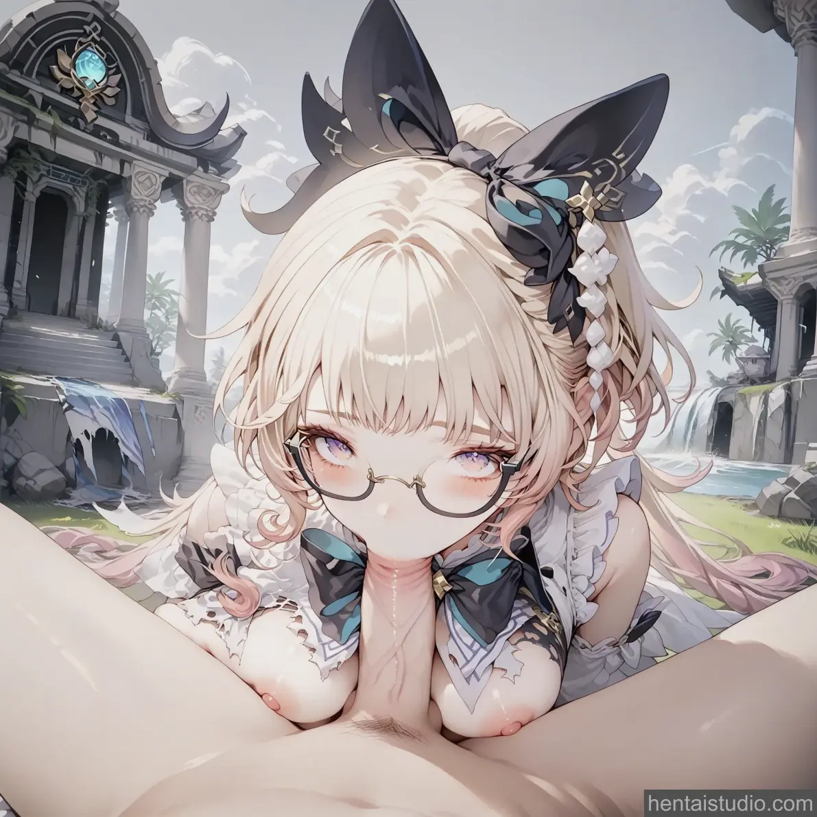 Emilie from Genshin Impact hentai art 34 of 52
