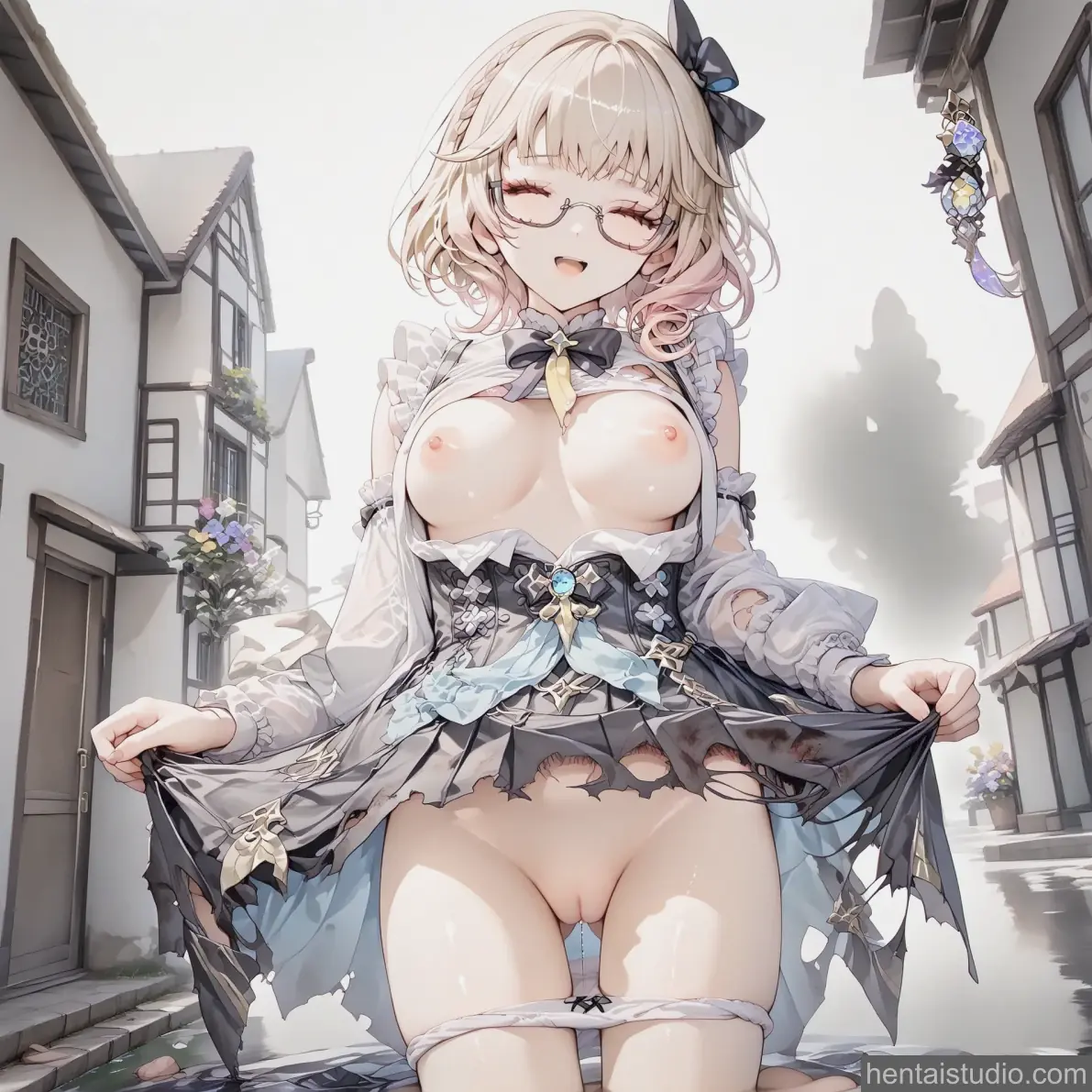Emilie from Genshin Impact hentai art 48 of 52