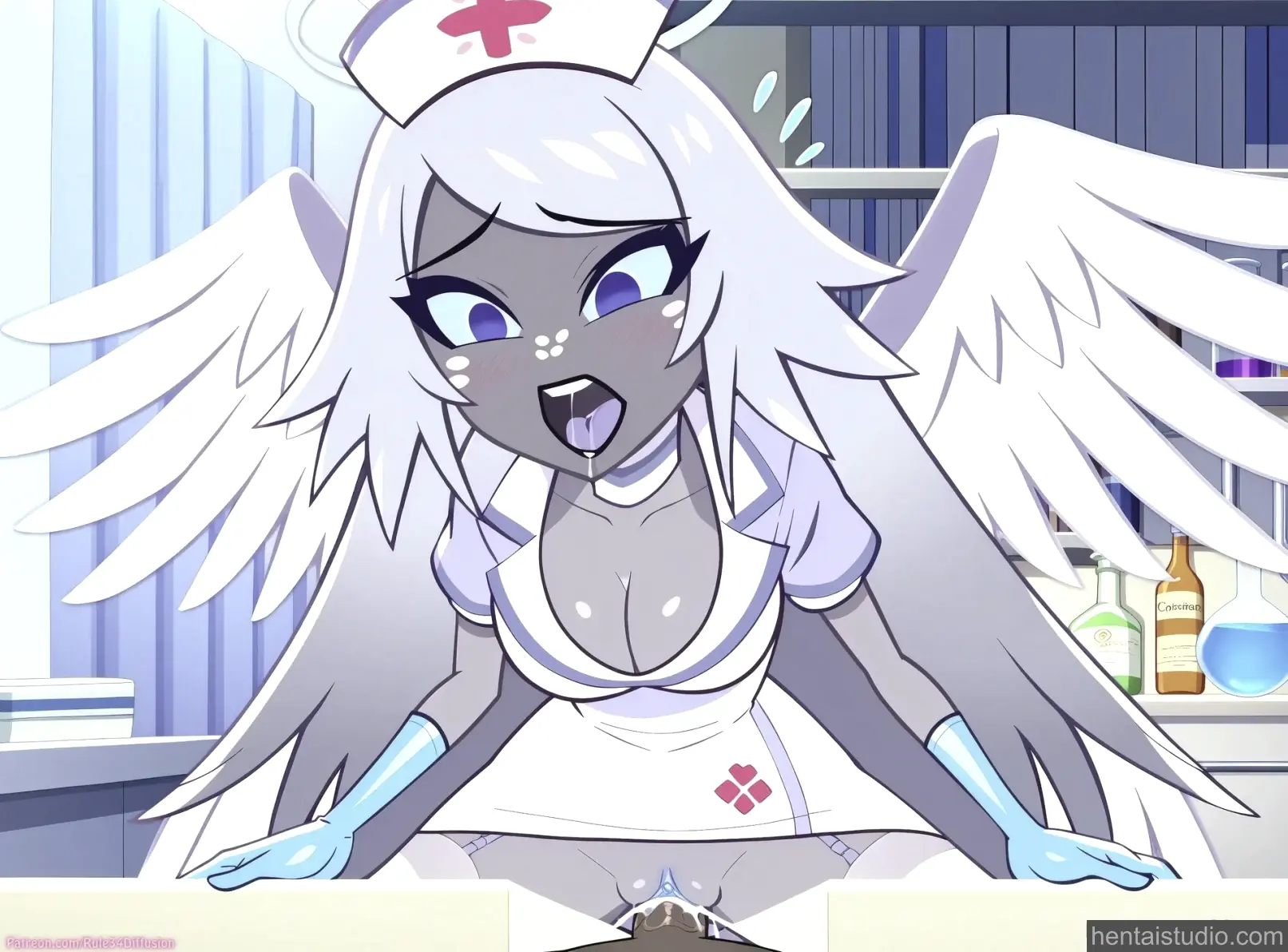 Emily from Hazbin Hotel hentai art 55 of 69