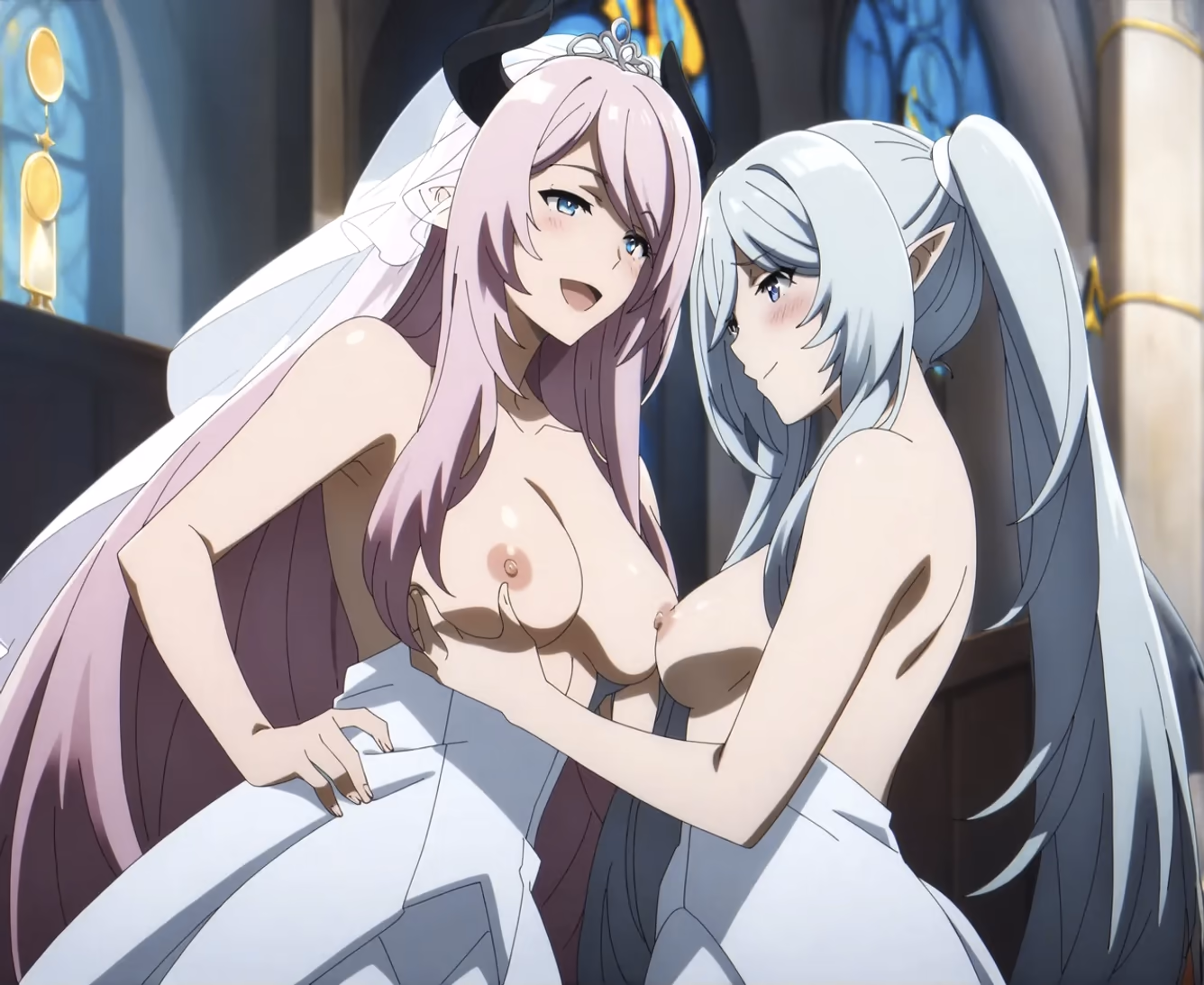 Alexia Midgar x Alpha x Beta x Epsilon x Rose Oriana - The Eminence in Shadow (Kage no Jitsuryokusha ni Naritakute!) - Hentai Gallery - 1046 Images — image 949 of 1046