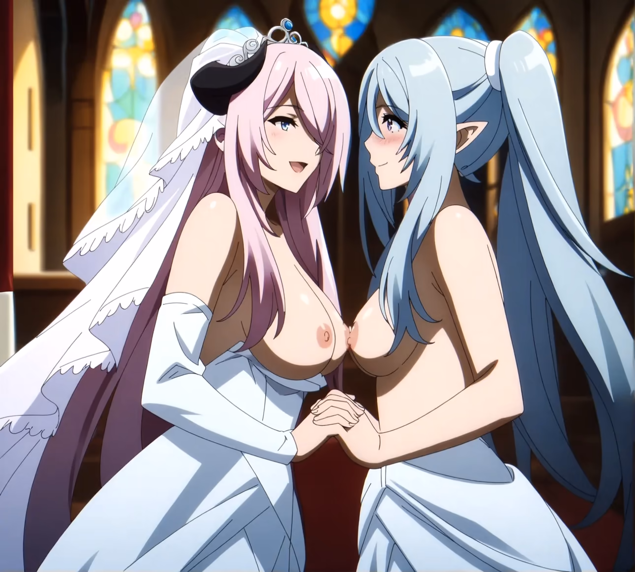 Alexia Midgar x Alpha x Beta x Epsilon x Rose Oriana - The Eminence in Shadow (Kage no Jitsuryokusha ni Naritakute!) - Hentai Gallery - 1046 Images — image 950 of 1046