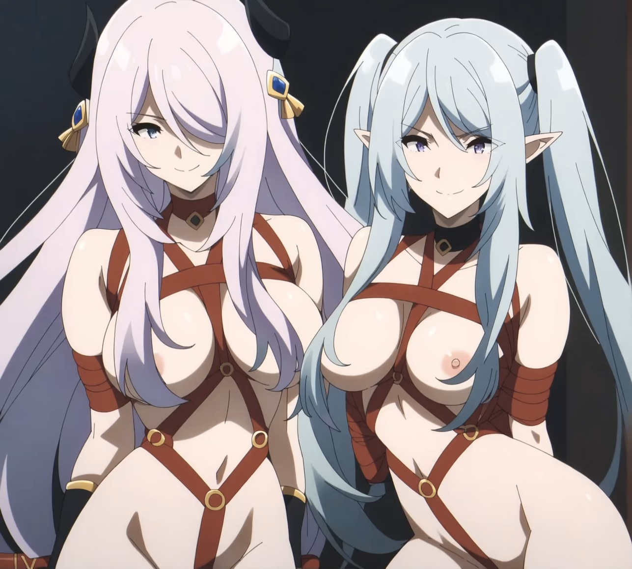 Alexia Midgar x Alpha x Beta x Epsilon x Rose Oriana - The Eminence in Shadow (Kage no Jitsuryokusha ni Naritakute!) - Hentai Gallery - 1046 Images — image 958 of 1046