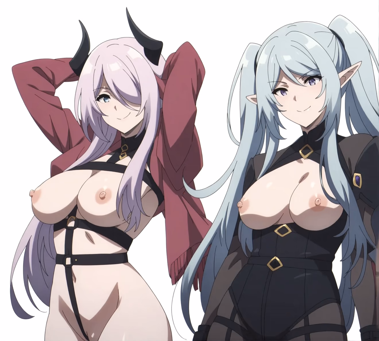 Alexia Midgar x Alpha x Beta x Epsilon x Rose Oriana - The Eminence in Shadow (Kage no Jitsuryokusha ni Naritakute!) - Hentai Gallery - 1046 Images — image 959 of 1046