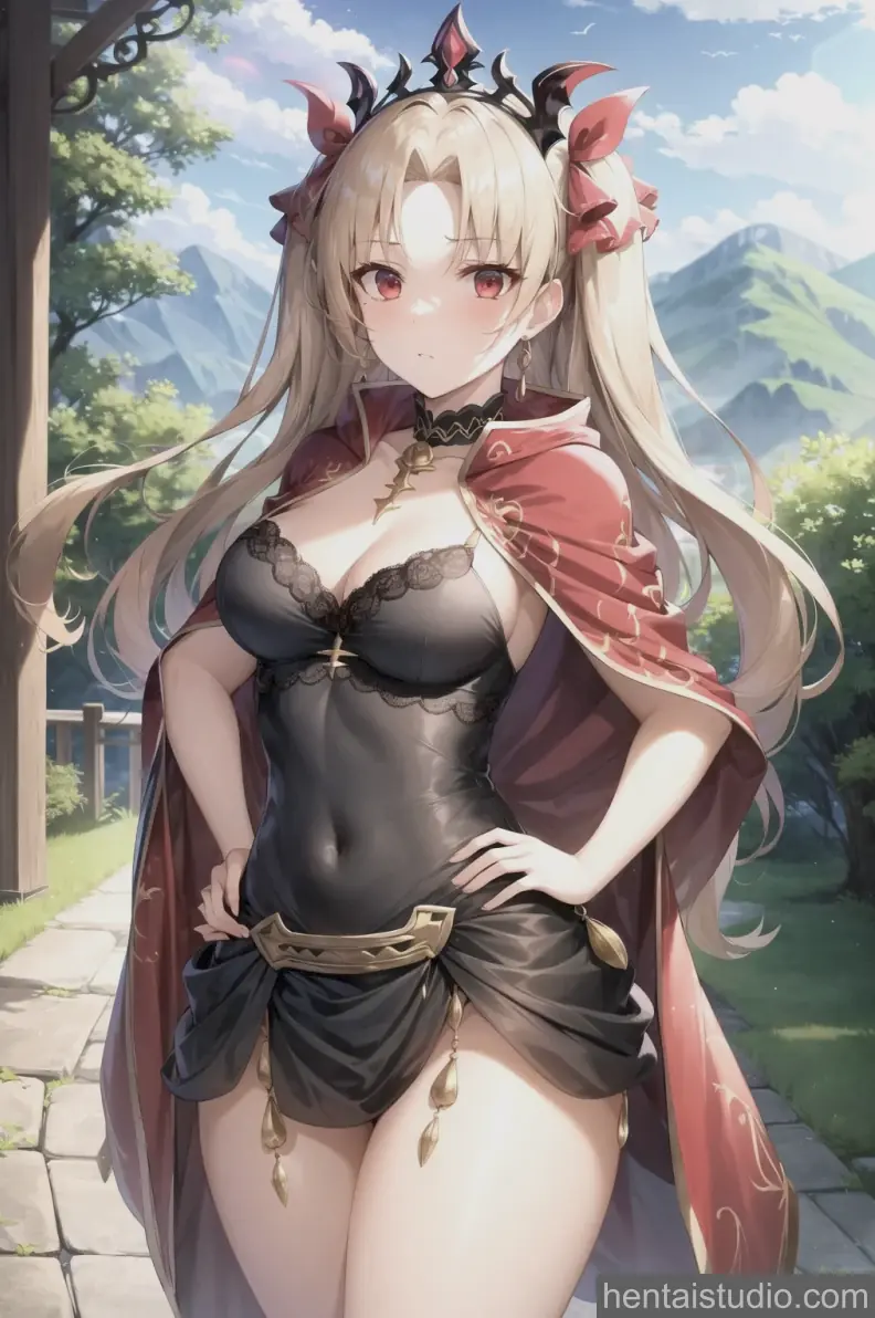 Ereshkigal from Fate hentai art 10 of 97
