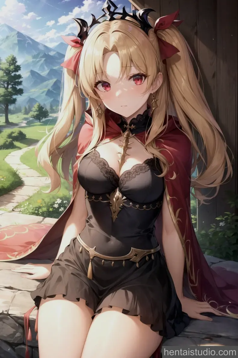 Ereshkigal from Fate hentai art 21 of 97