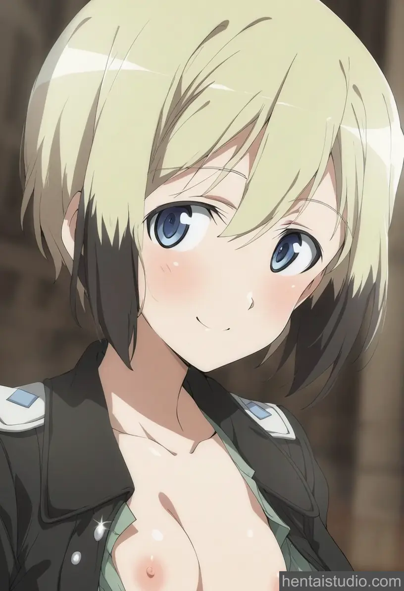 Erica Hartmann from Strike Witches hentai art 1 of 9