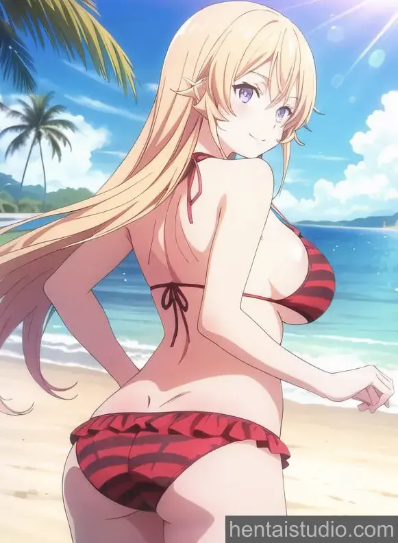 Erina Nakiri | Food Wars - Fanart – hentai anime character, Erina Nakiri, Food Wars, Shokugeki No Souma, Bikini, Blonde