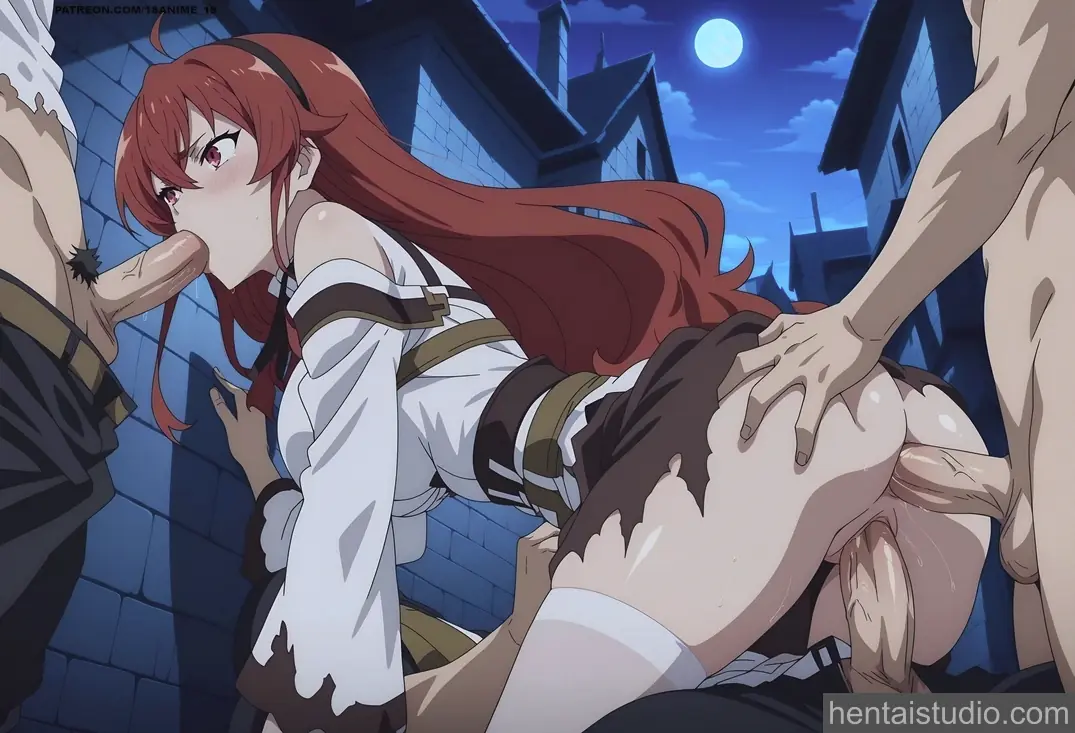 Eris Boreas Greyrat from Jobless Reincarnation hentai art 60 of 78