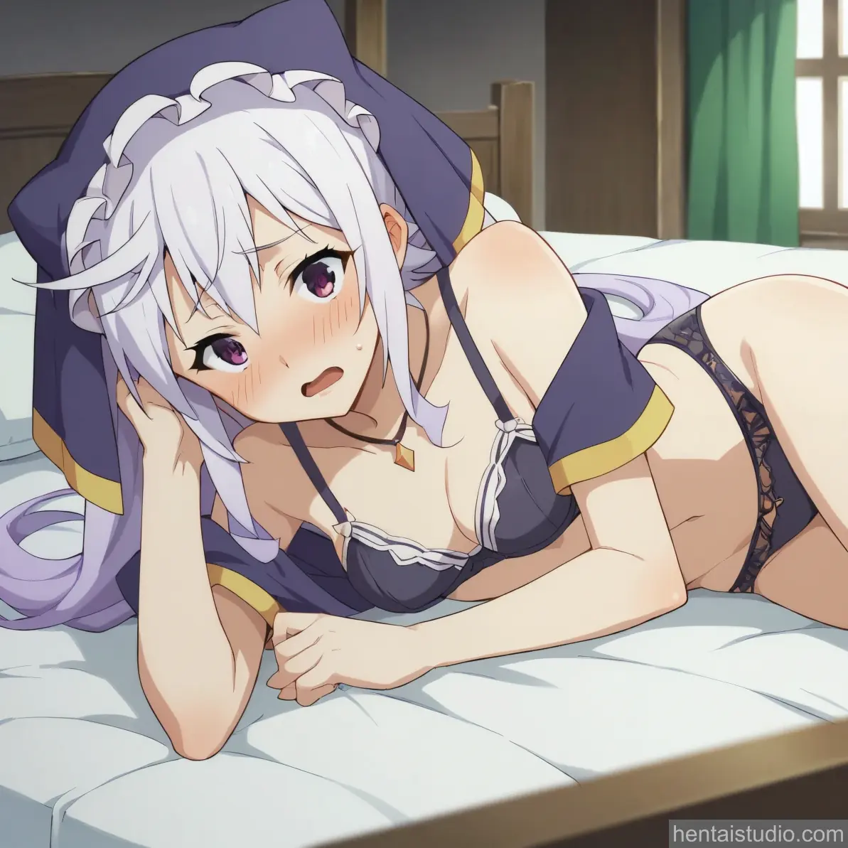 Eris Kazuma Satou from Konosuba God's Blessing On This Wonderful World hentai art 4 of 34